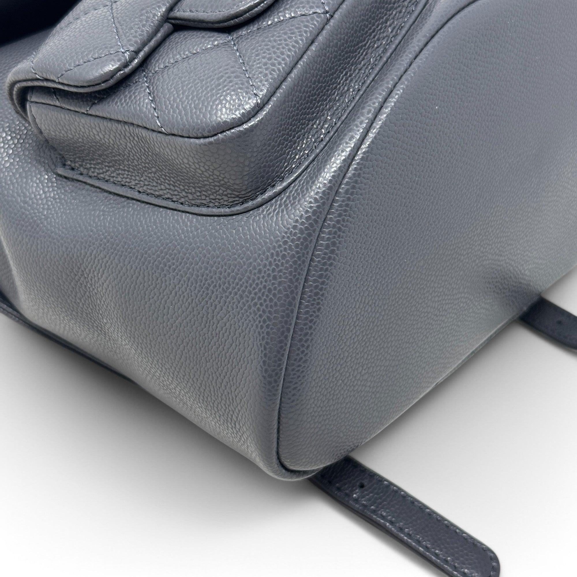Chanel Grey Mini Duma Pockets Backpack