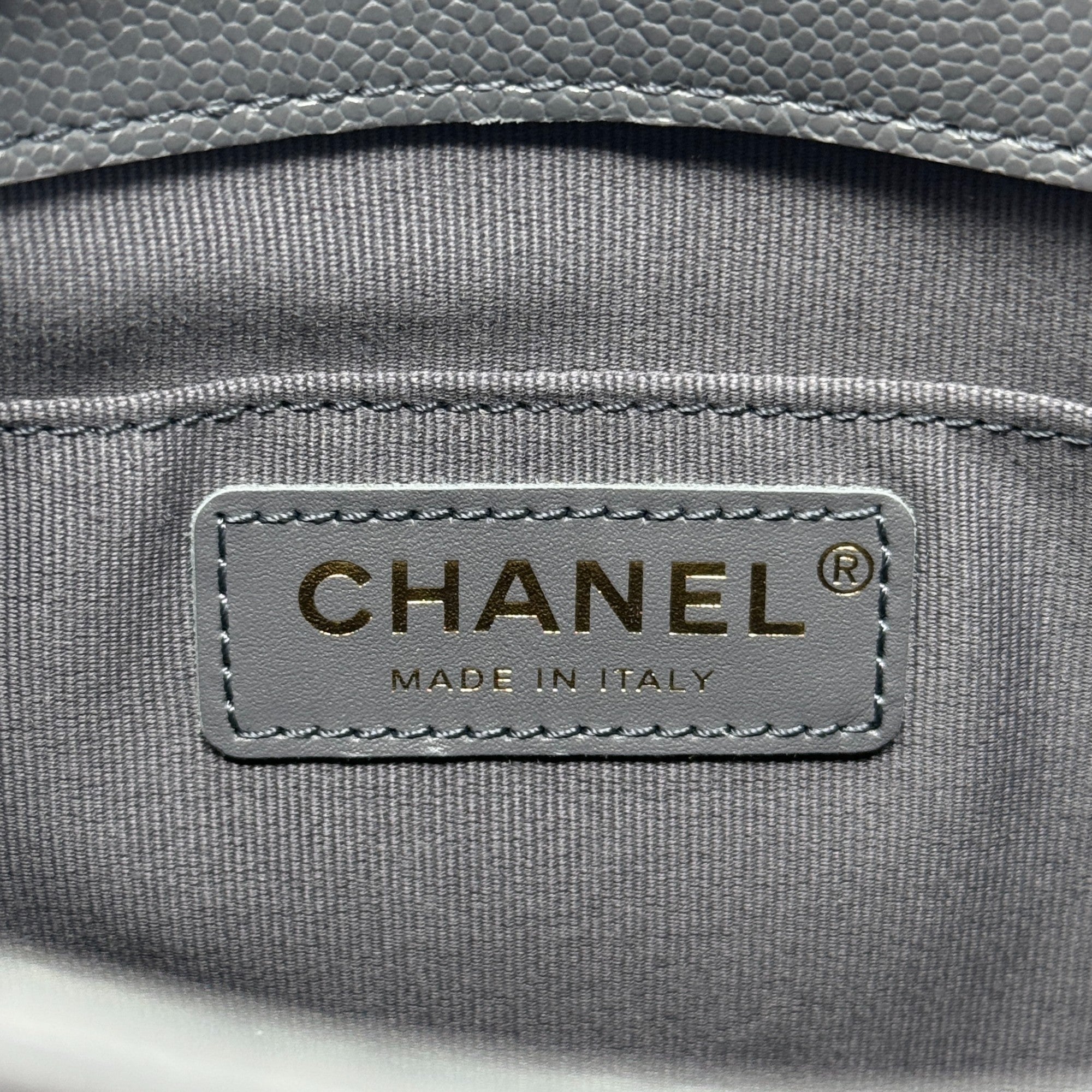 Chanel Grey Mini Duma Pockets Backpack