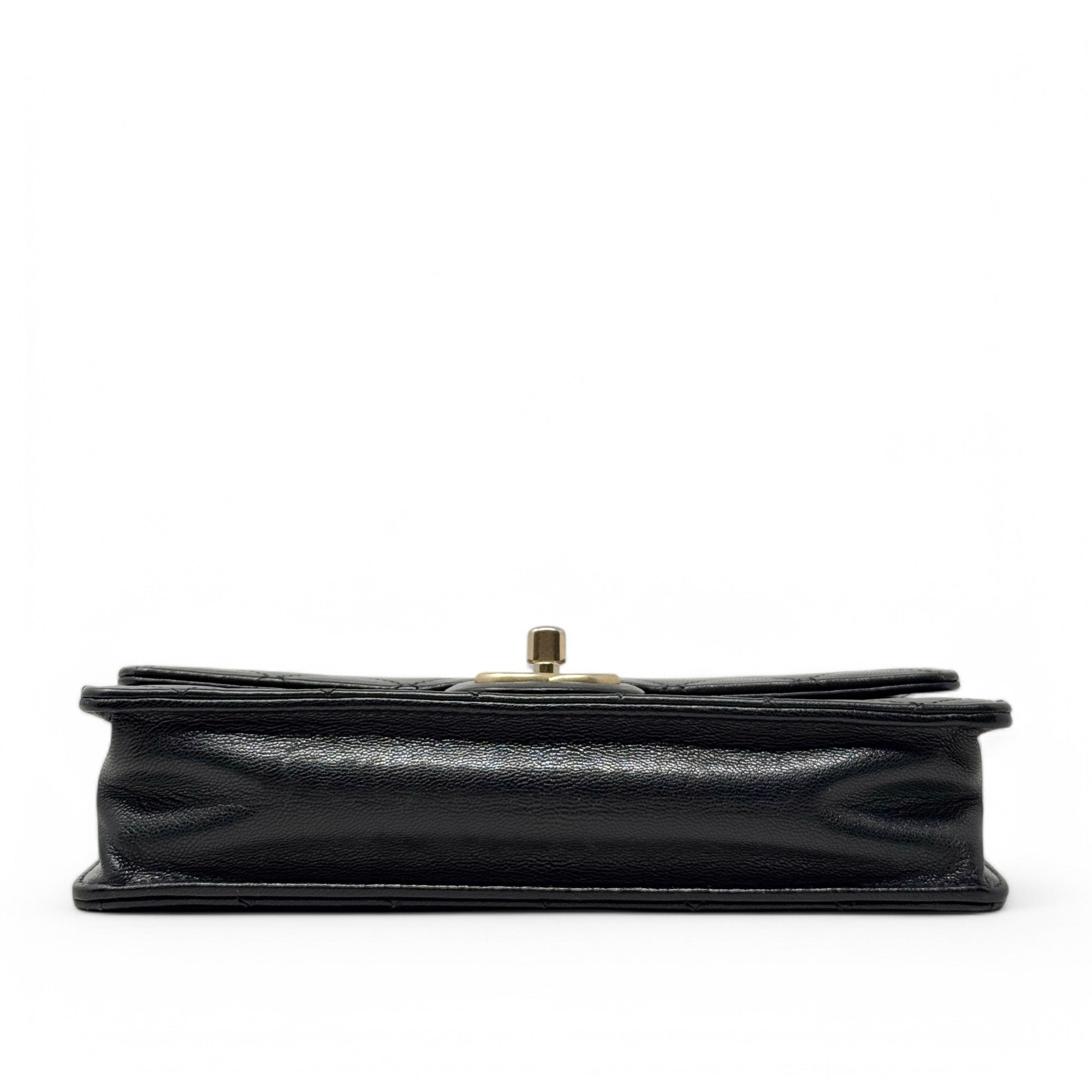 Chanel Black Small Chic Pearl Flap