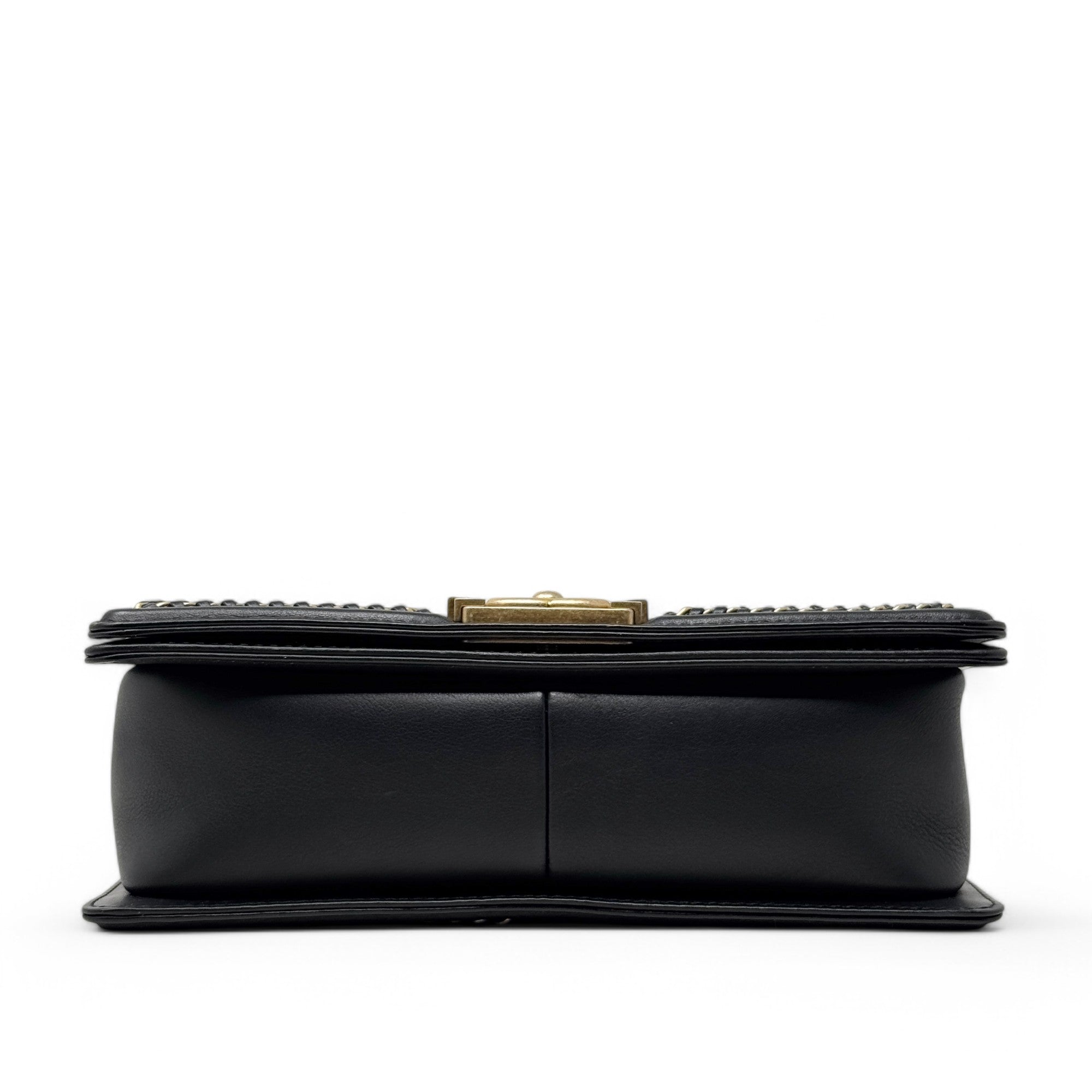 Chanel Black Medium Boy Top Handle