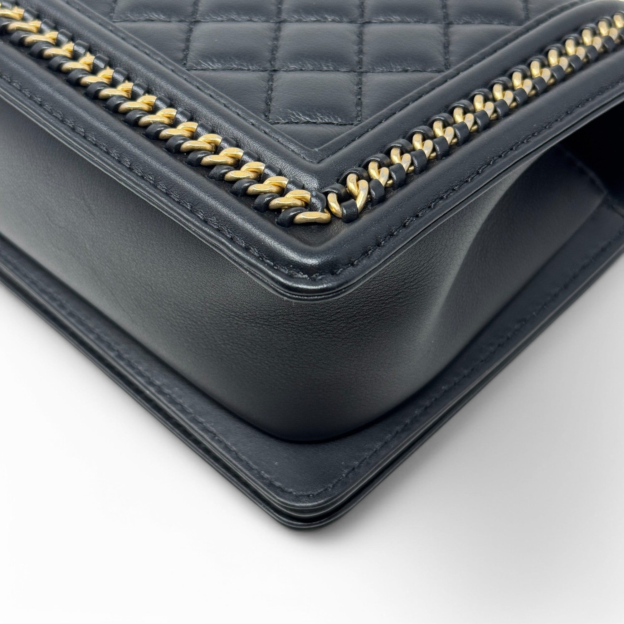 Chanel Black Medium Boy Top Handle