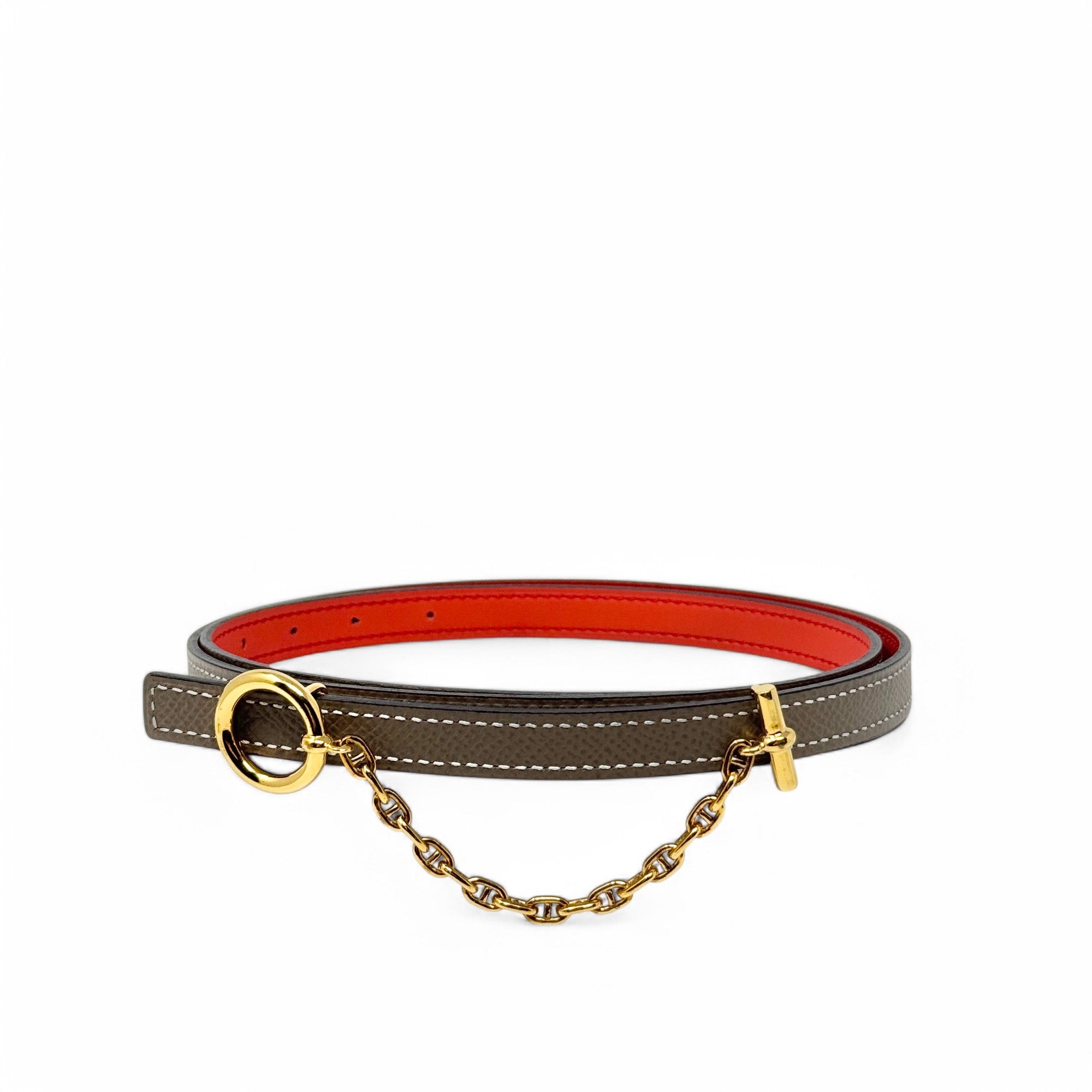 Hermes Reversible Carrousel Belt 85