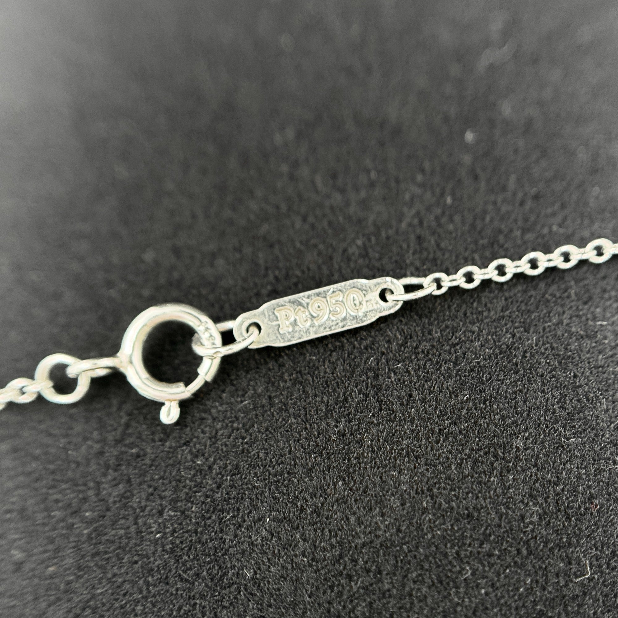 Tiffany & Co. Platinum Diamond Cross Necklace