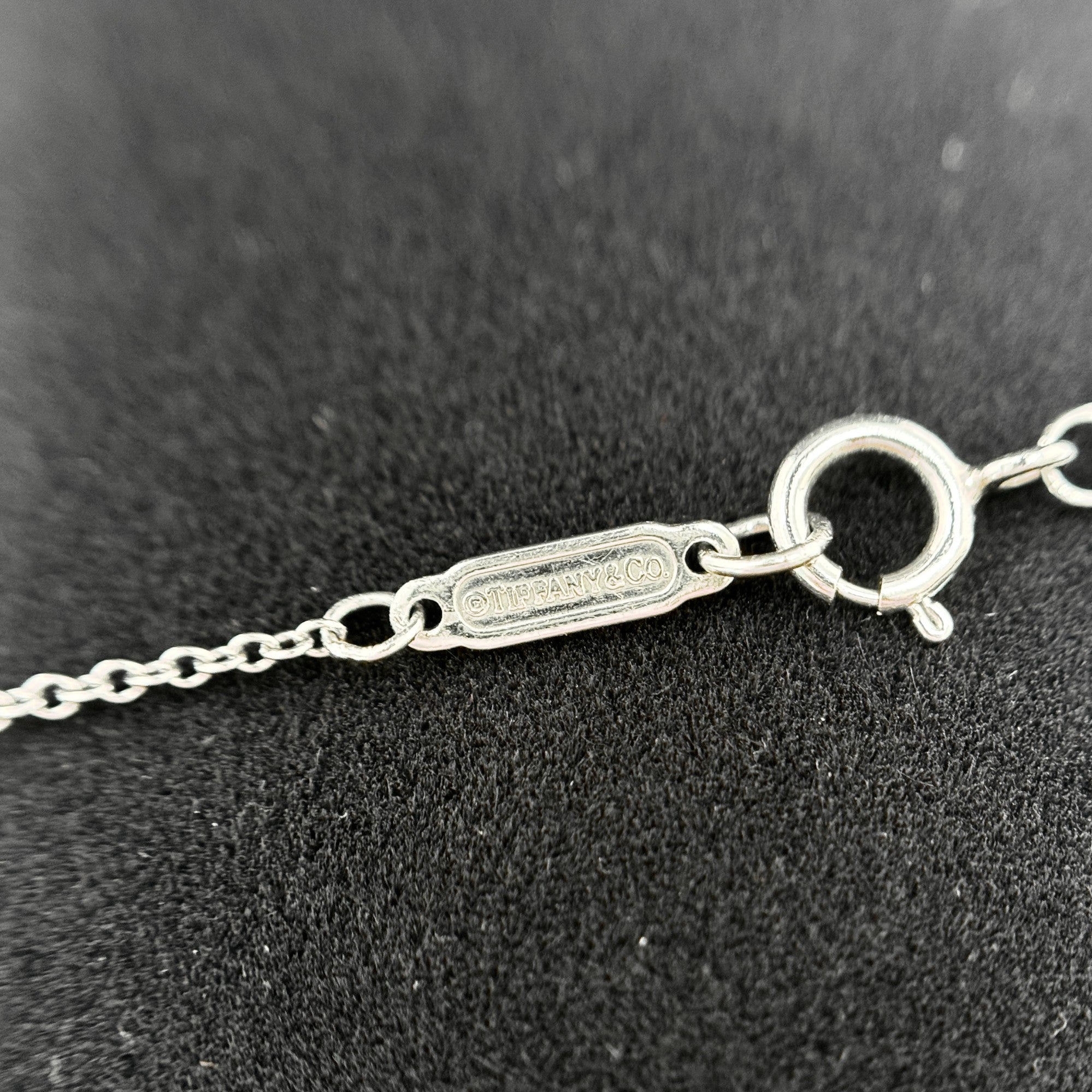 Tiffany & Co. Platinum Diamond Cross Necklace