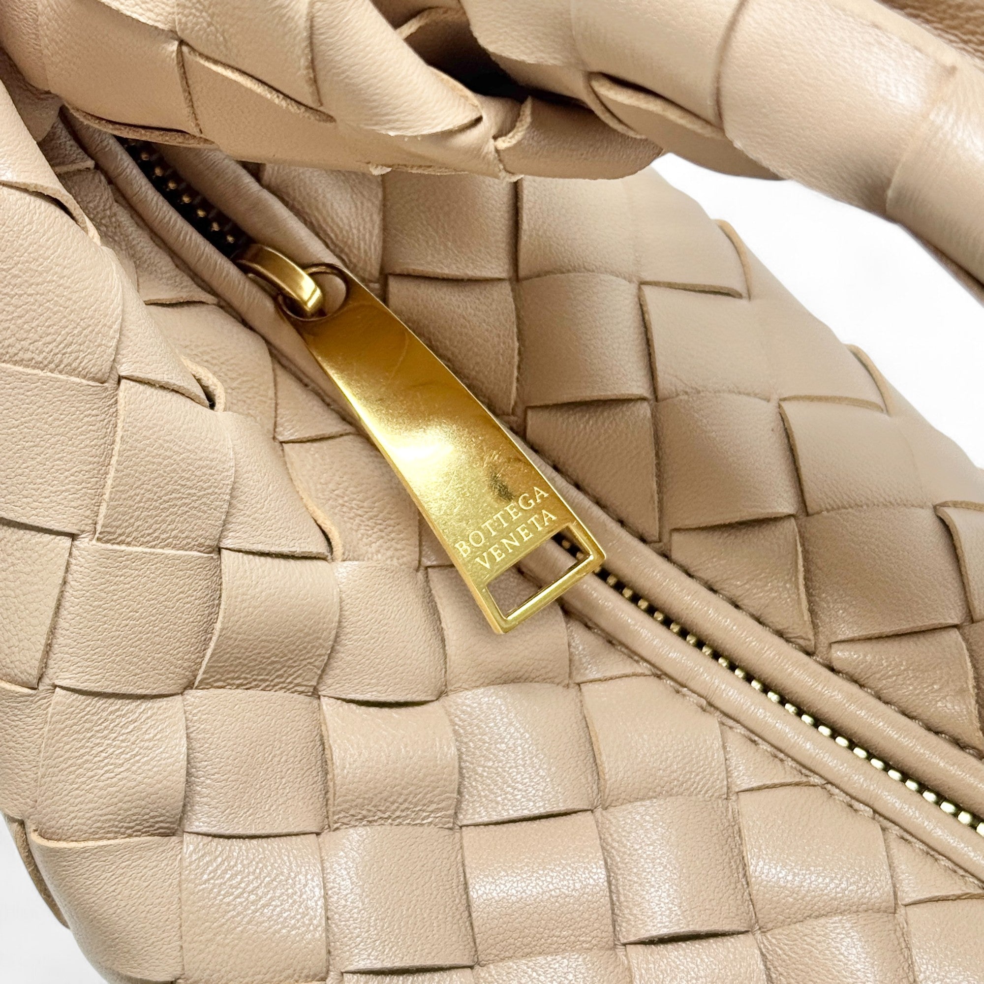 Bottega Veneta Beige Mini Jodie Bag