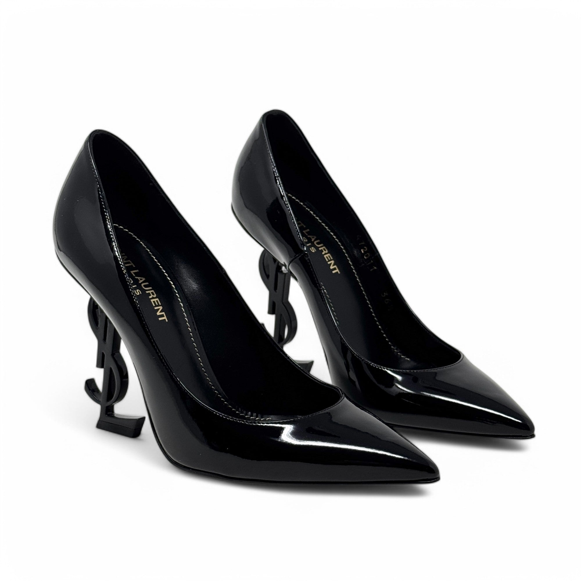 Saint Laurent Black Opyum Pumps 36.5