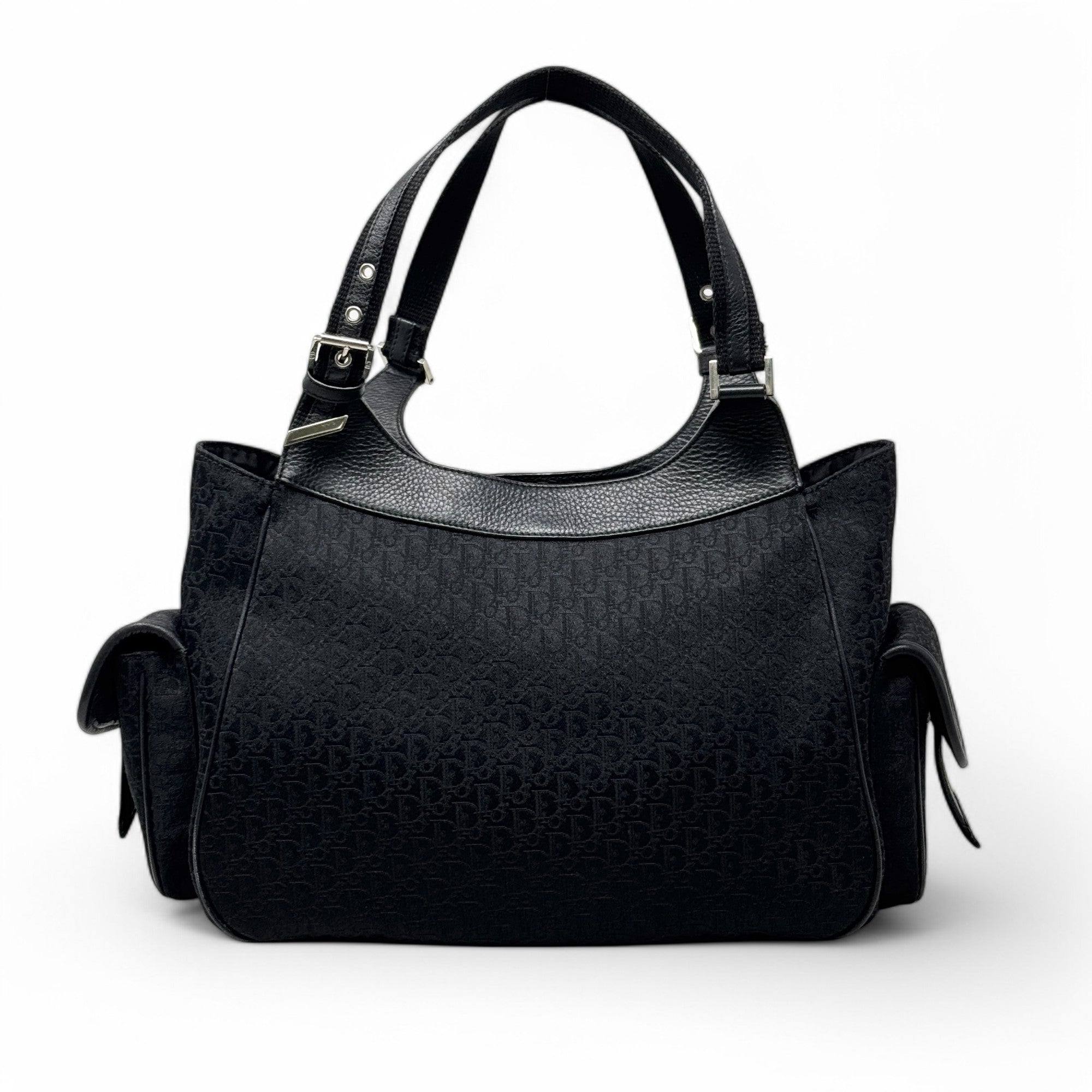 Dior Black Diorissimo Street Chic Hobo