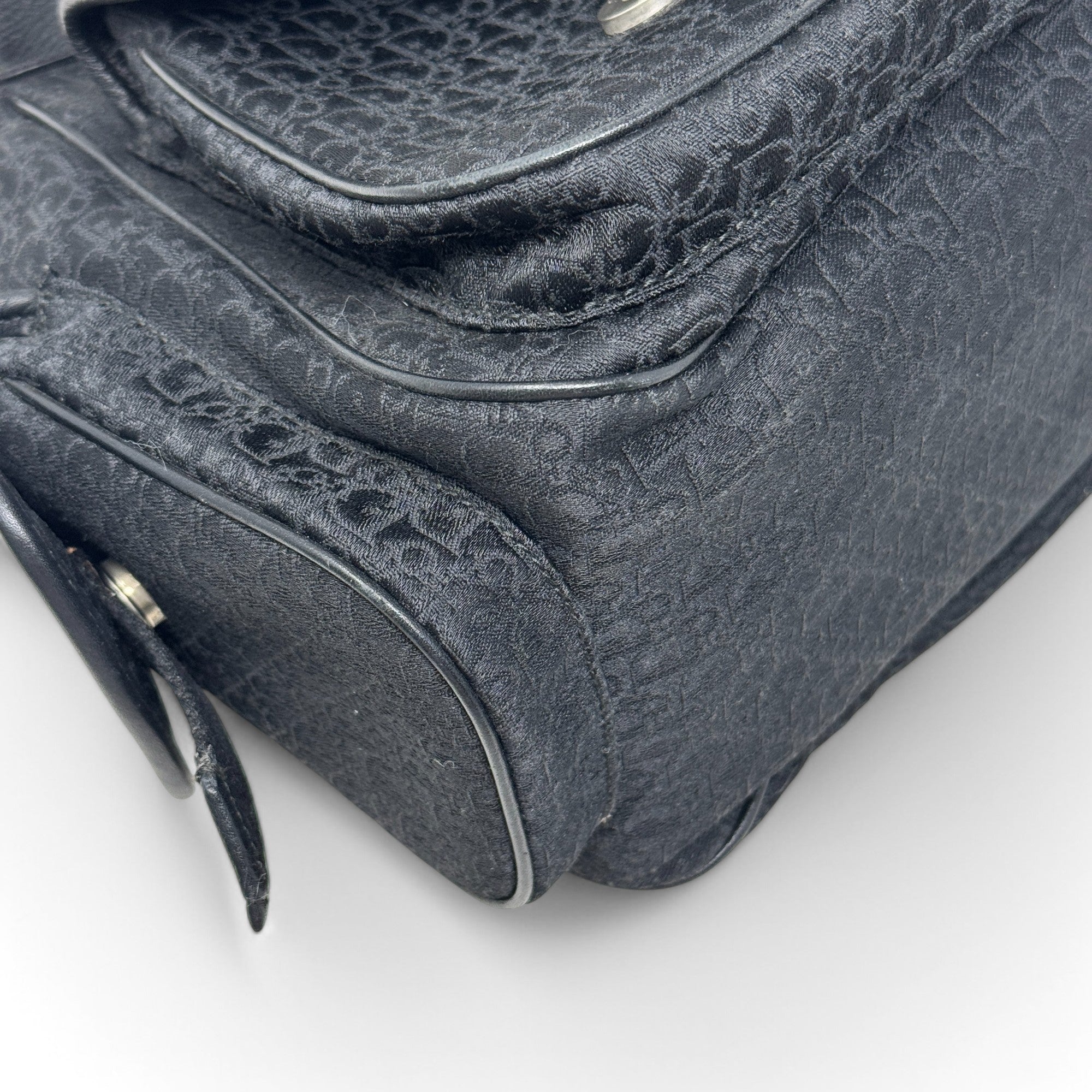 Dior Black Diorissimo Street Chic Hobo