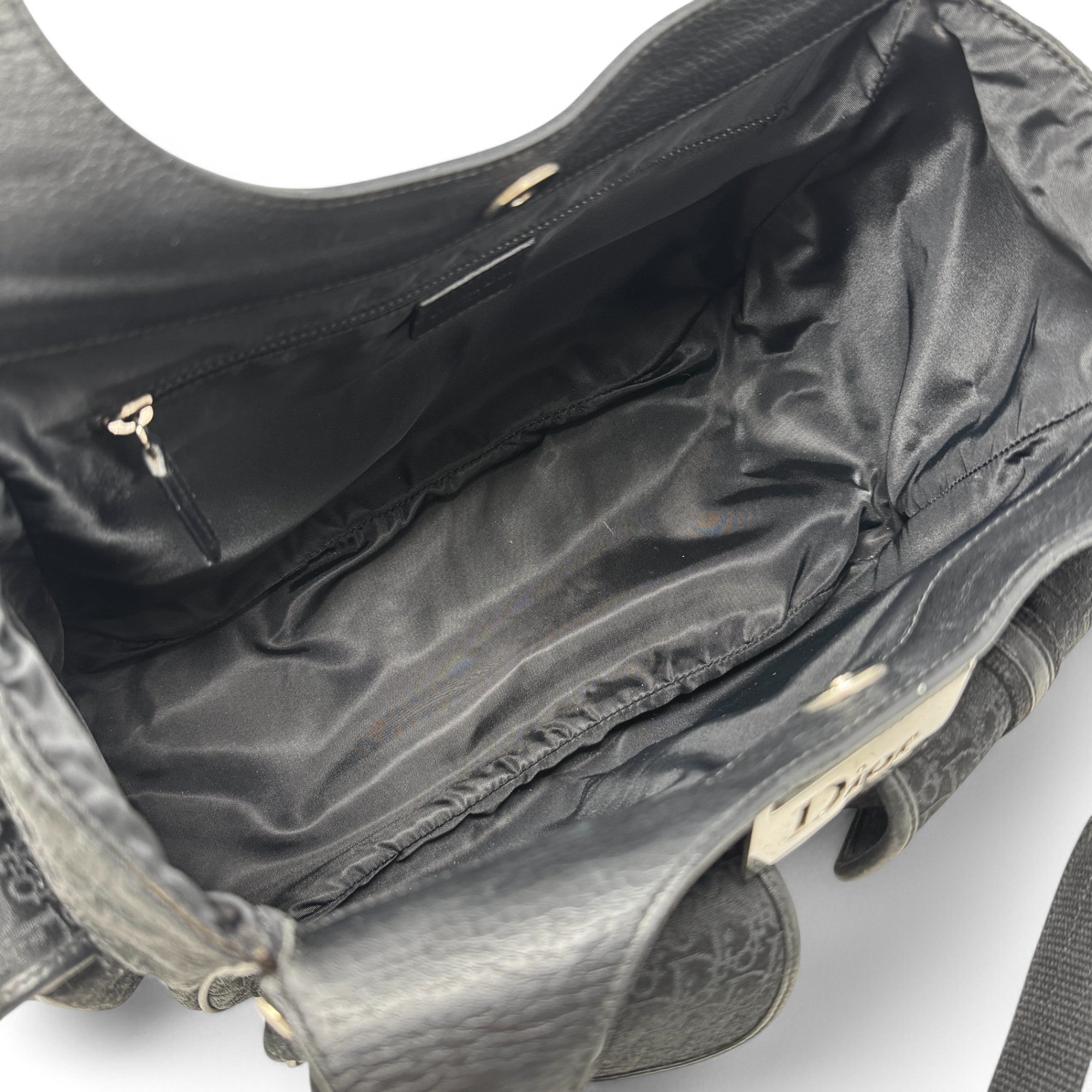 Dior Black Diorissimo Street Chic Hobo