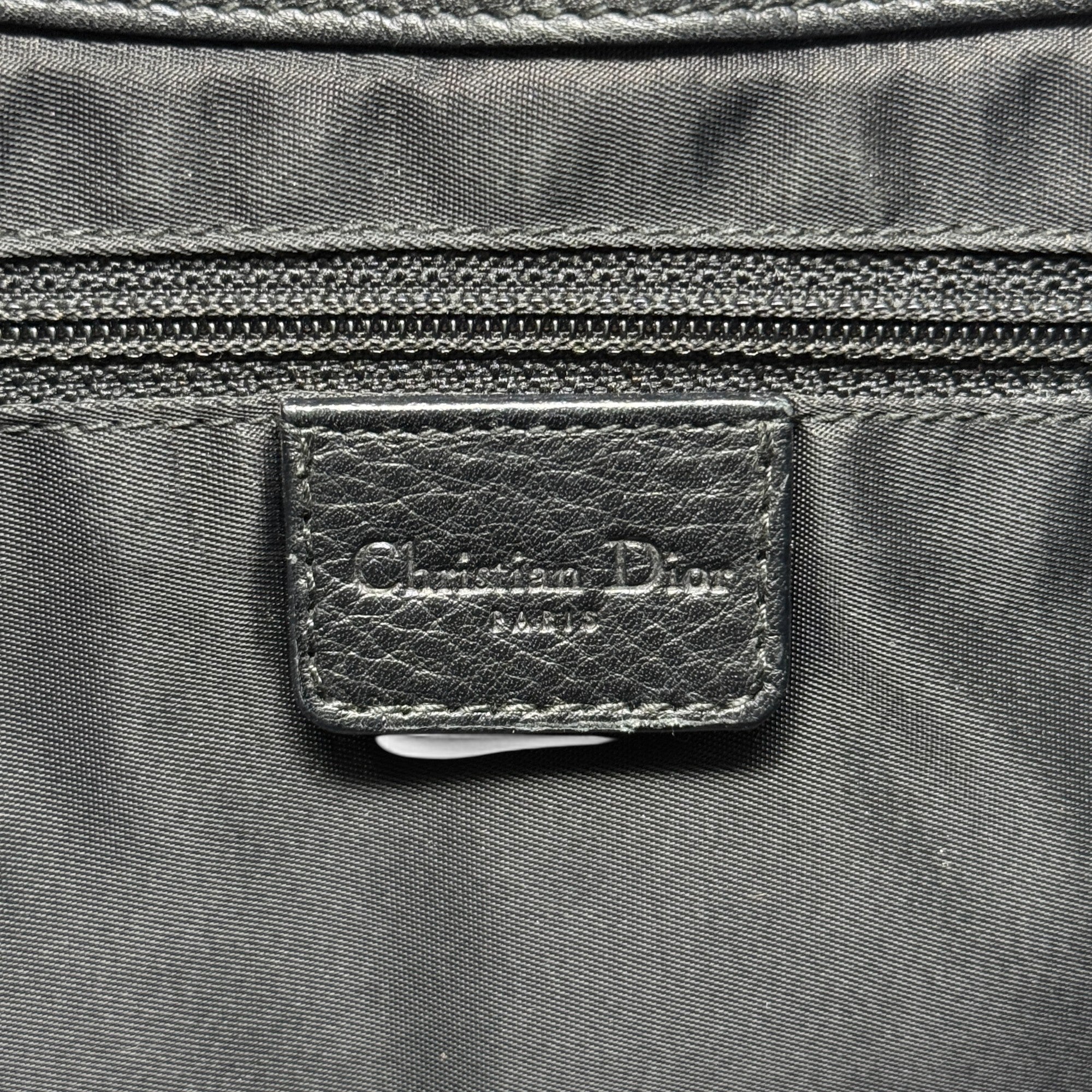 Dior Black Diorissimo Street Chic Hobo