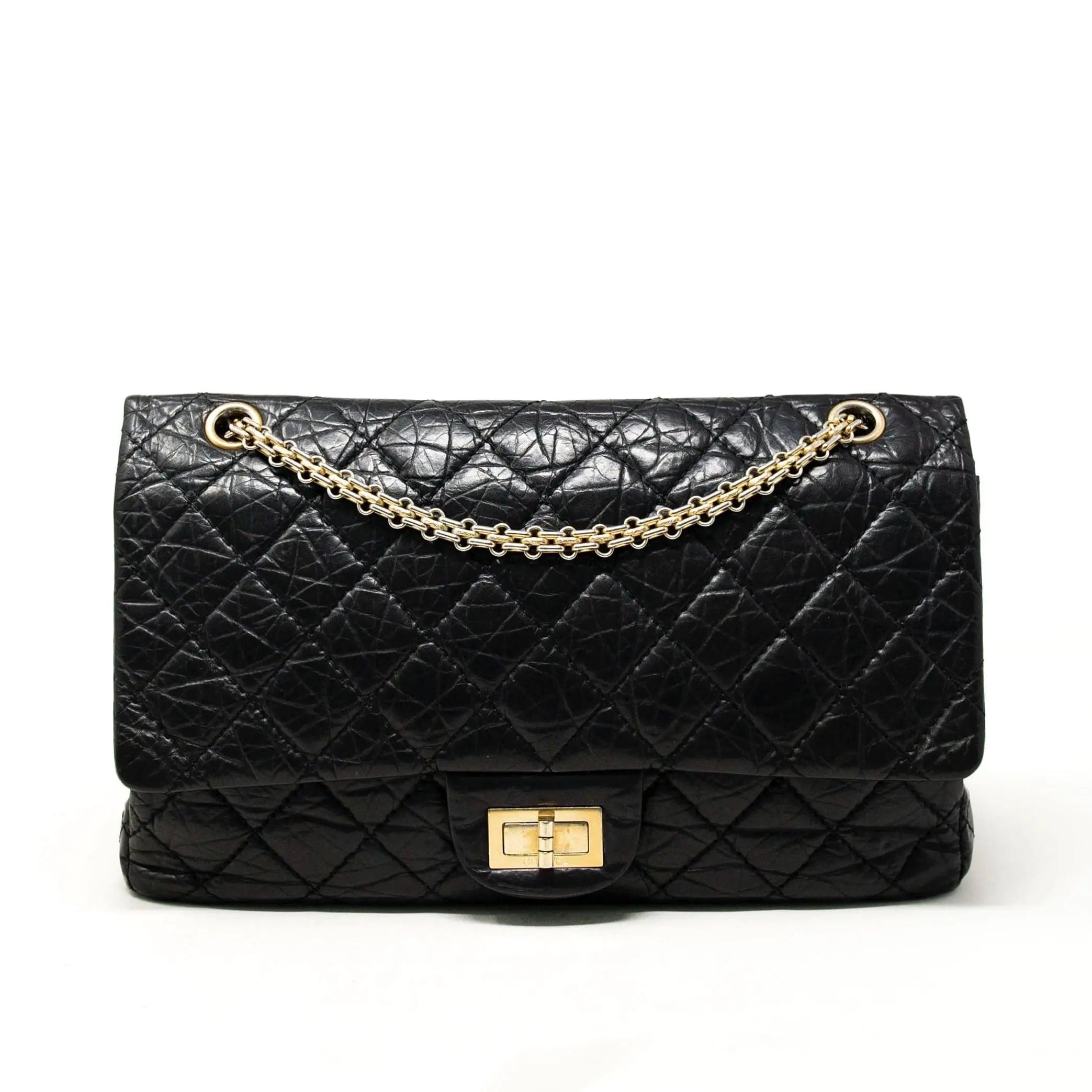 Chanel Black Calfskin 2.55 Reissue 227