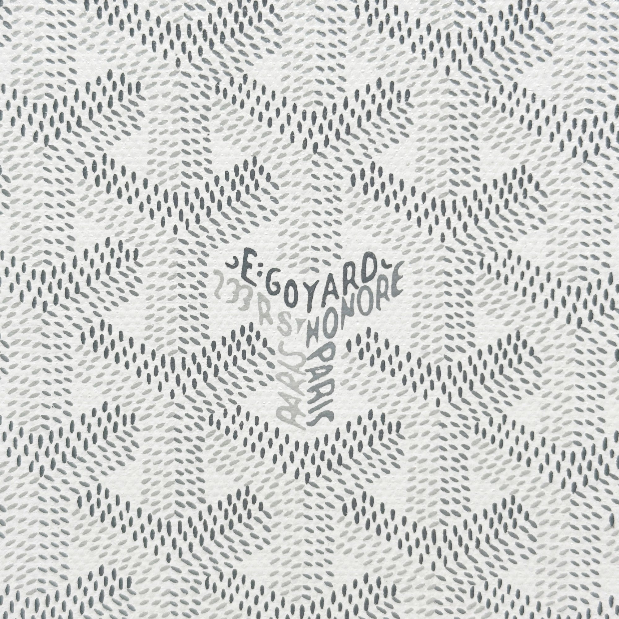 Goyard White Minaudière Trunk Bag