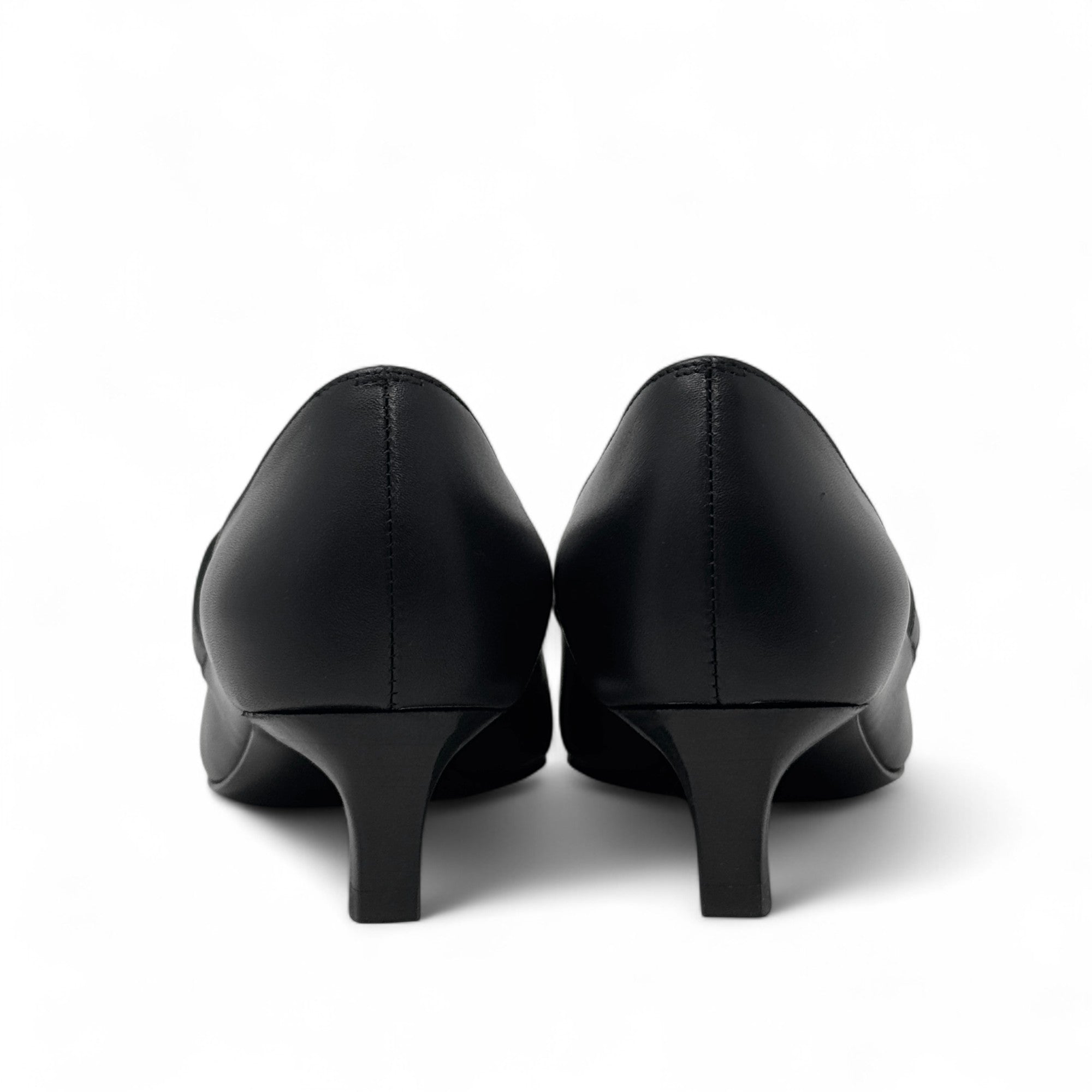 Hermes Noir Kiara Pumps 36