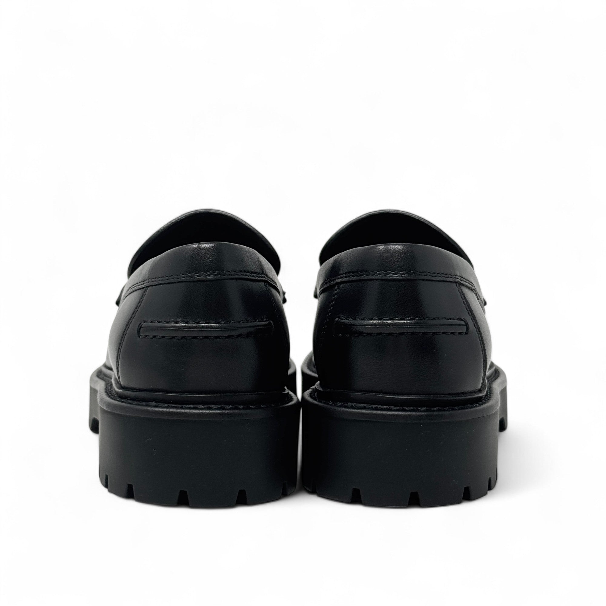 Hermes Noir Klement Loafers 42.5