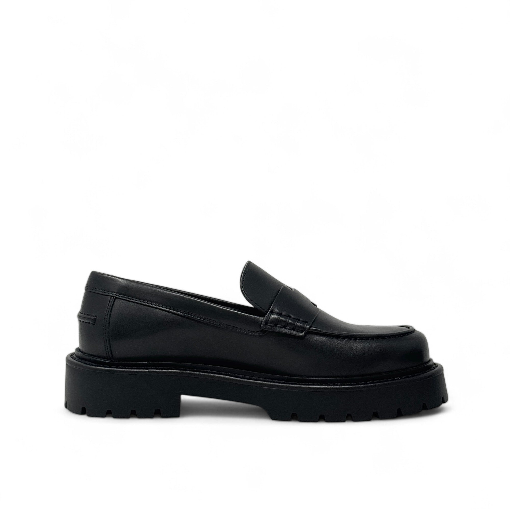 Hermes Noir Klement Loafers 42.5