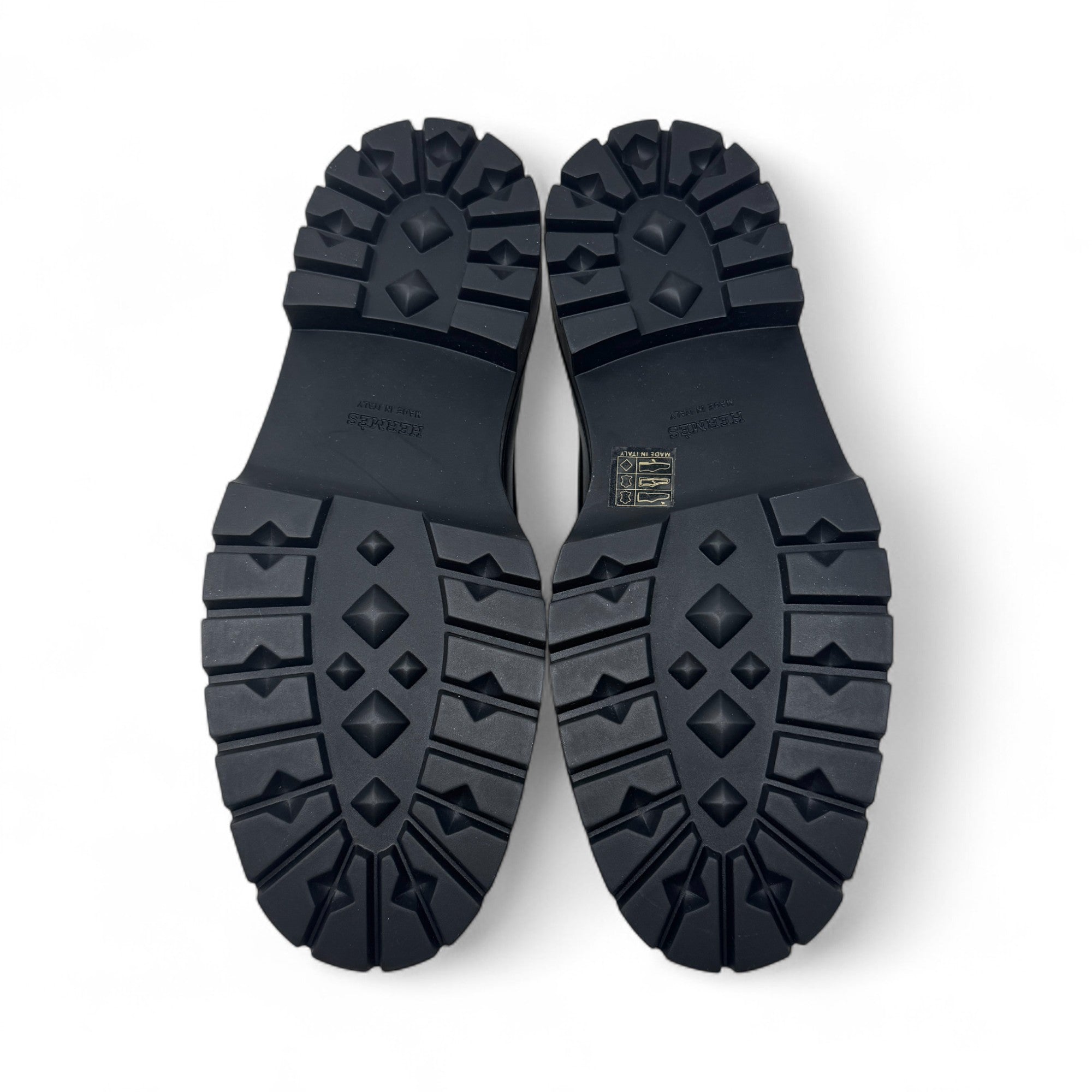 Hermes Noir Klement Loafers 42.5