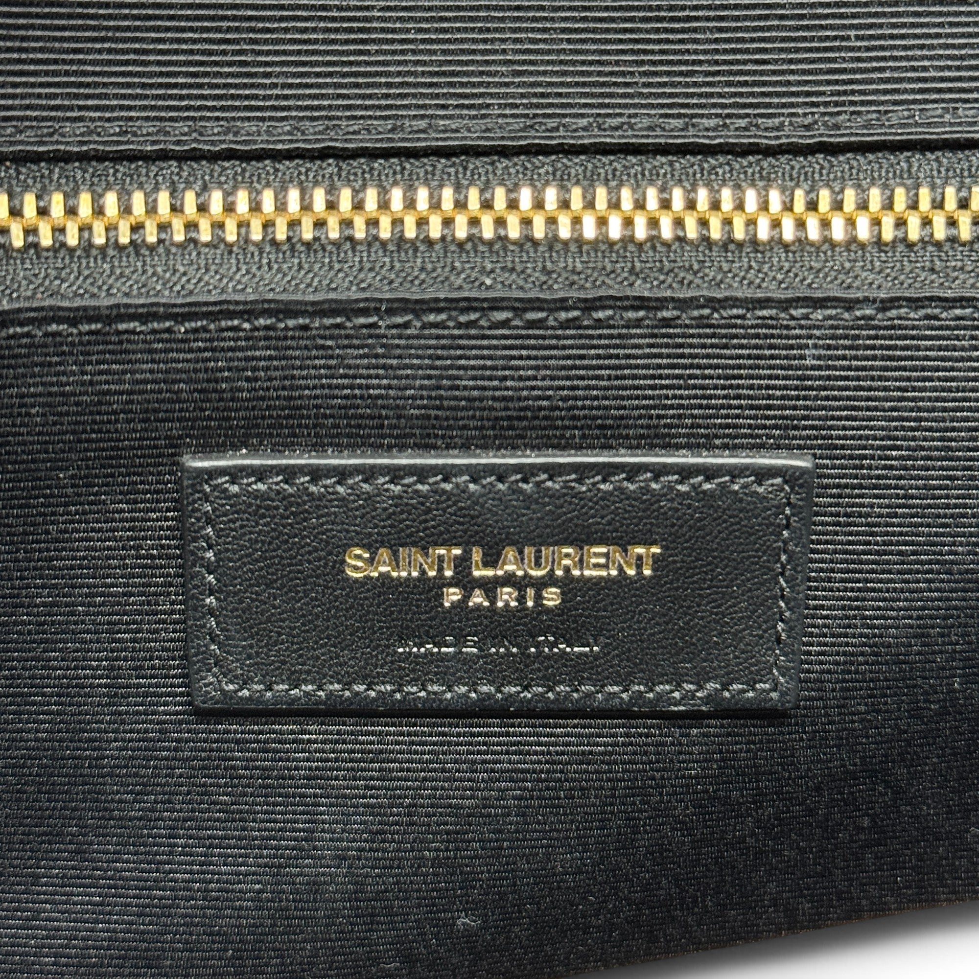 Saint Laurent Beige Large Envelope Bag