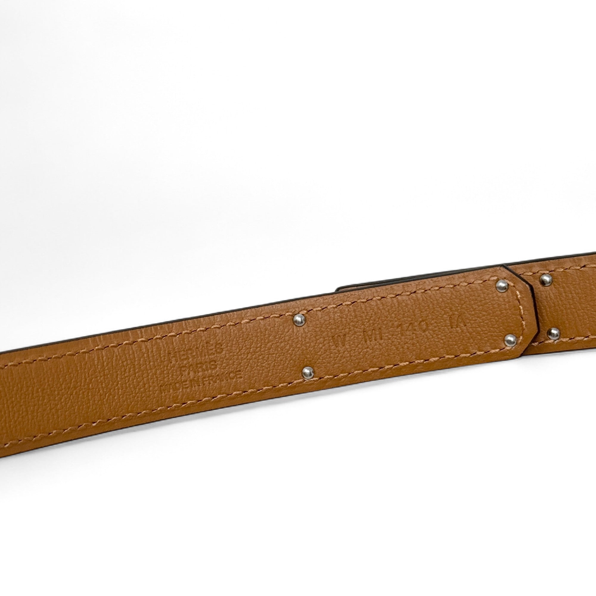 Hermes Gold Epsom Kelly Pocket Belt 70