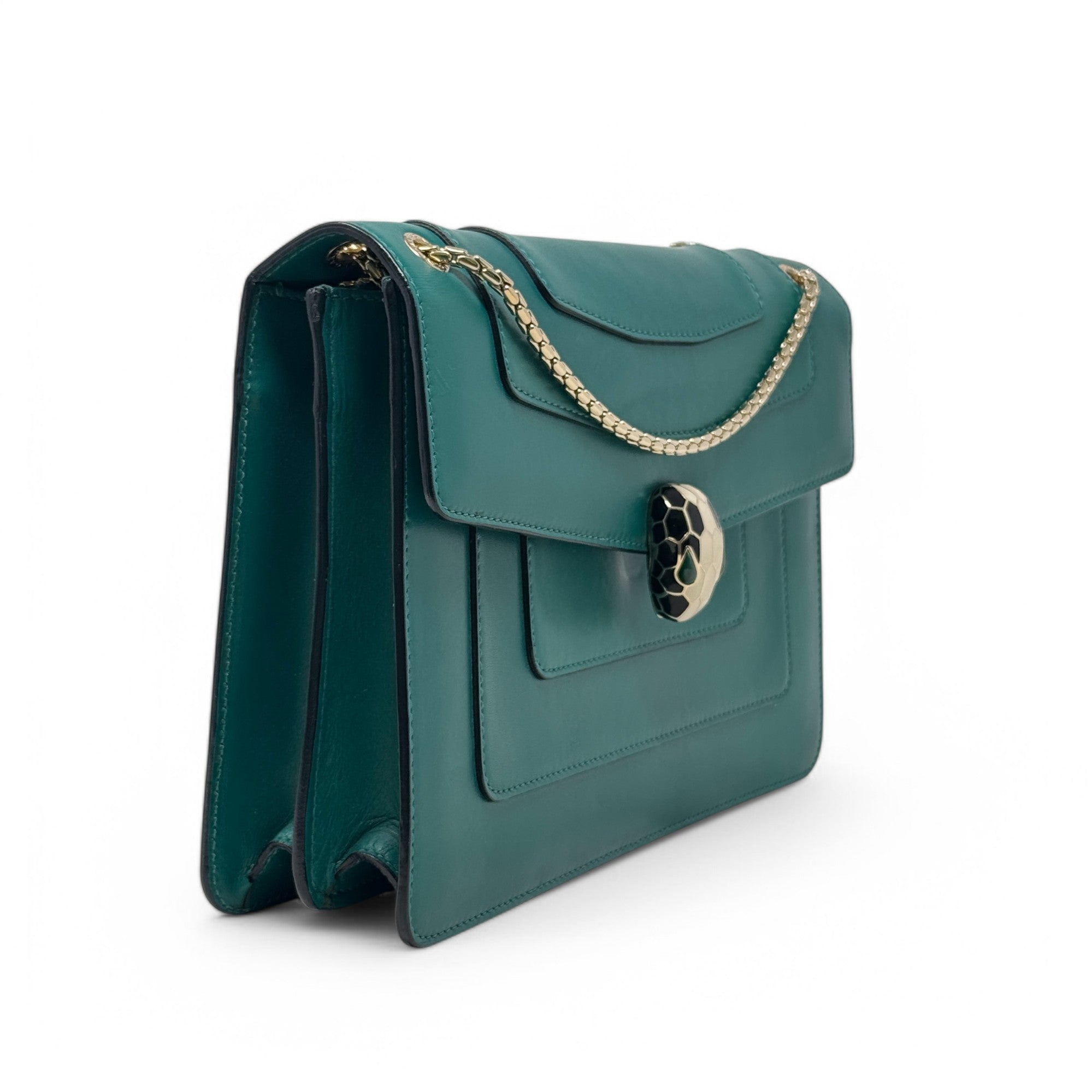Bvlgari Green Medium Serpenti Bag