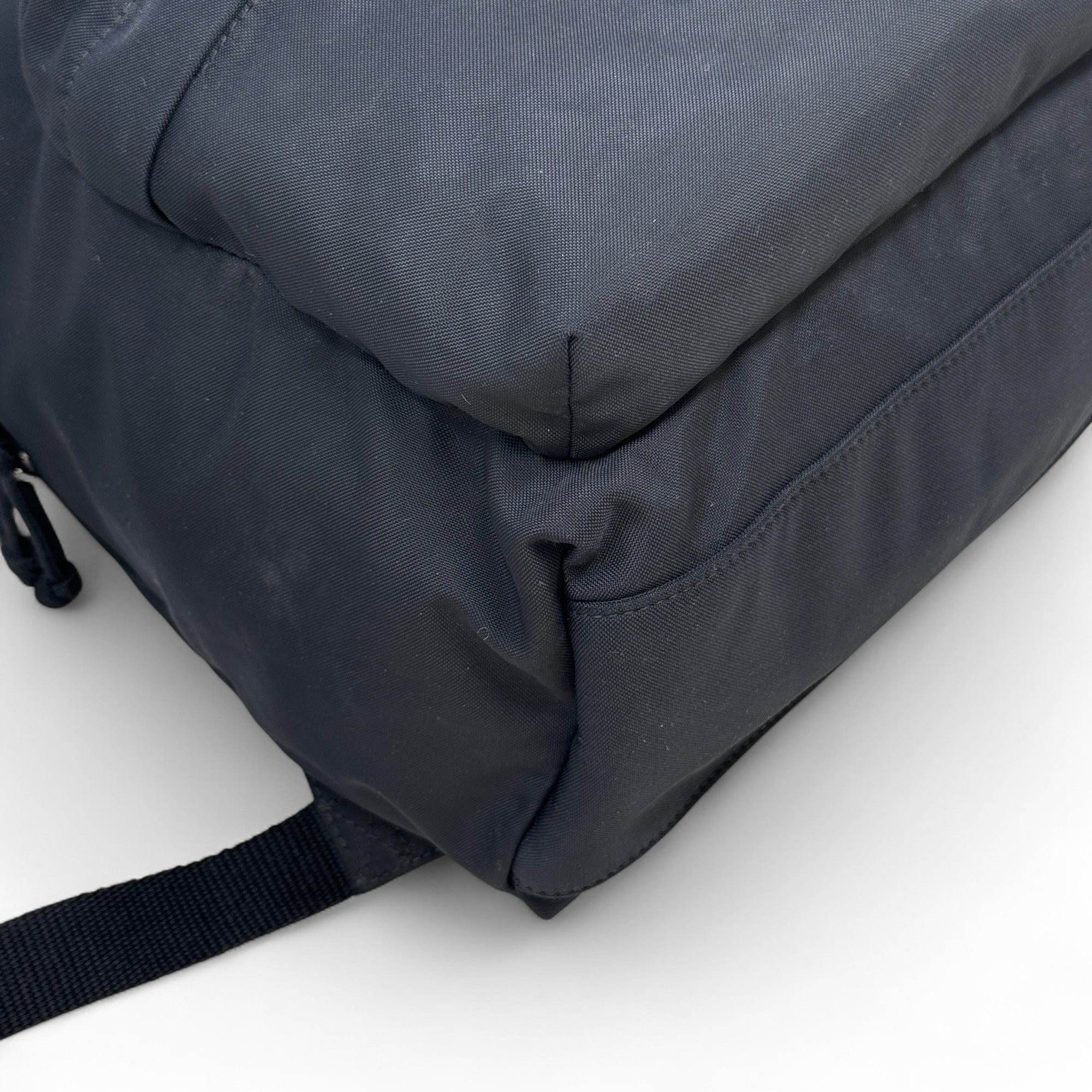 Balenciaga Black Nylon Logo Backpack
