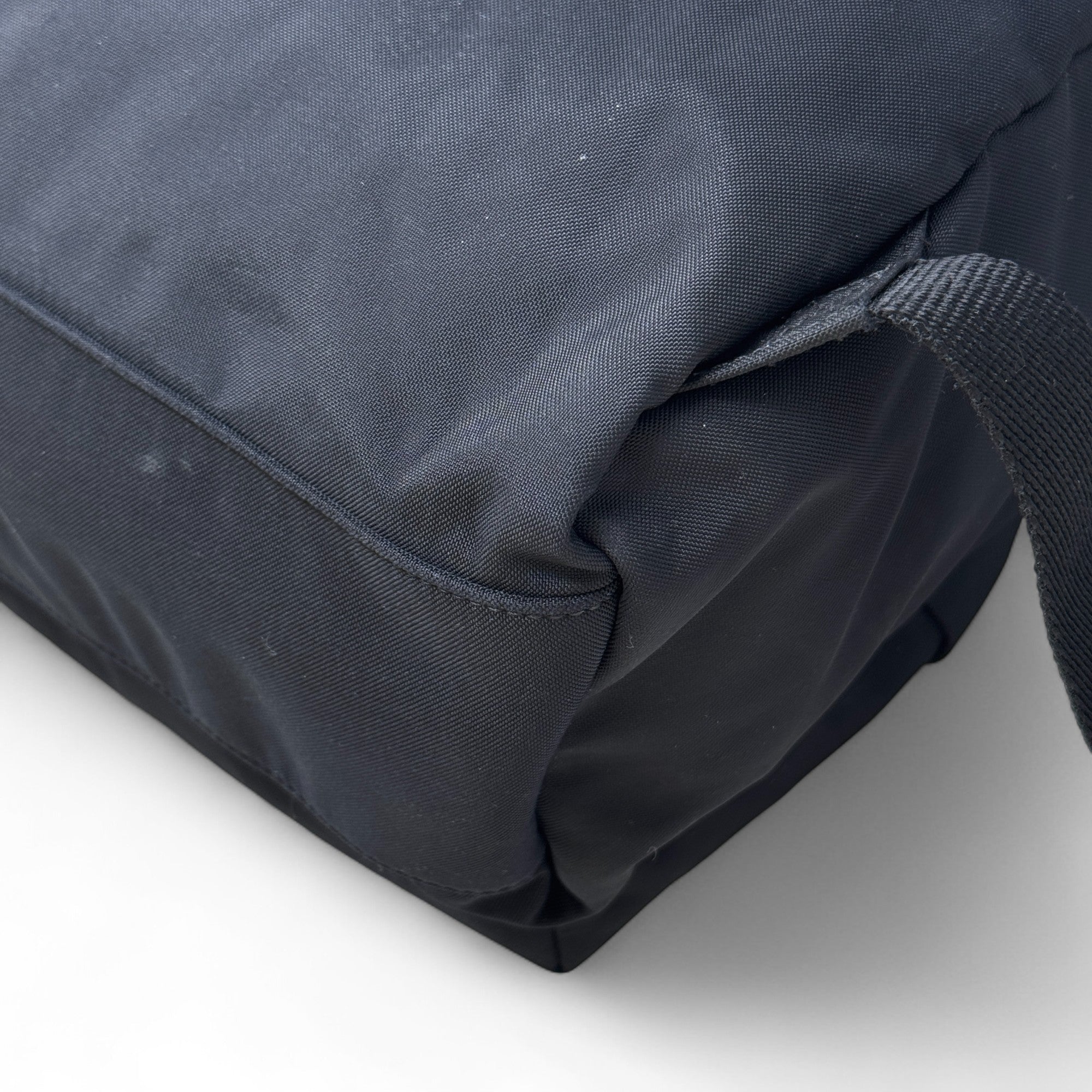 Balenciaga Black Nylon Logo Backpack