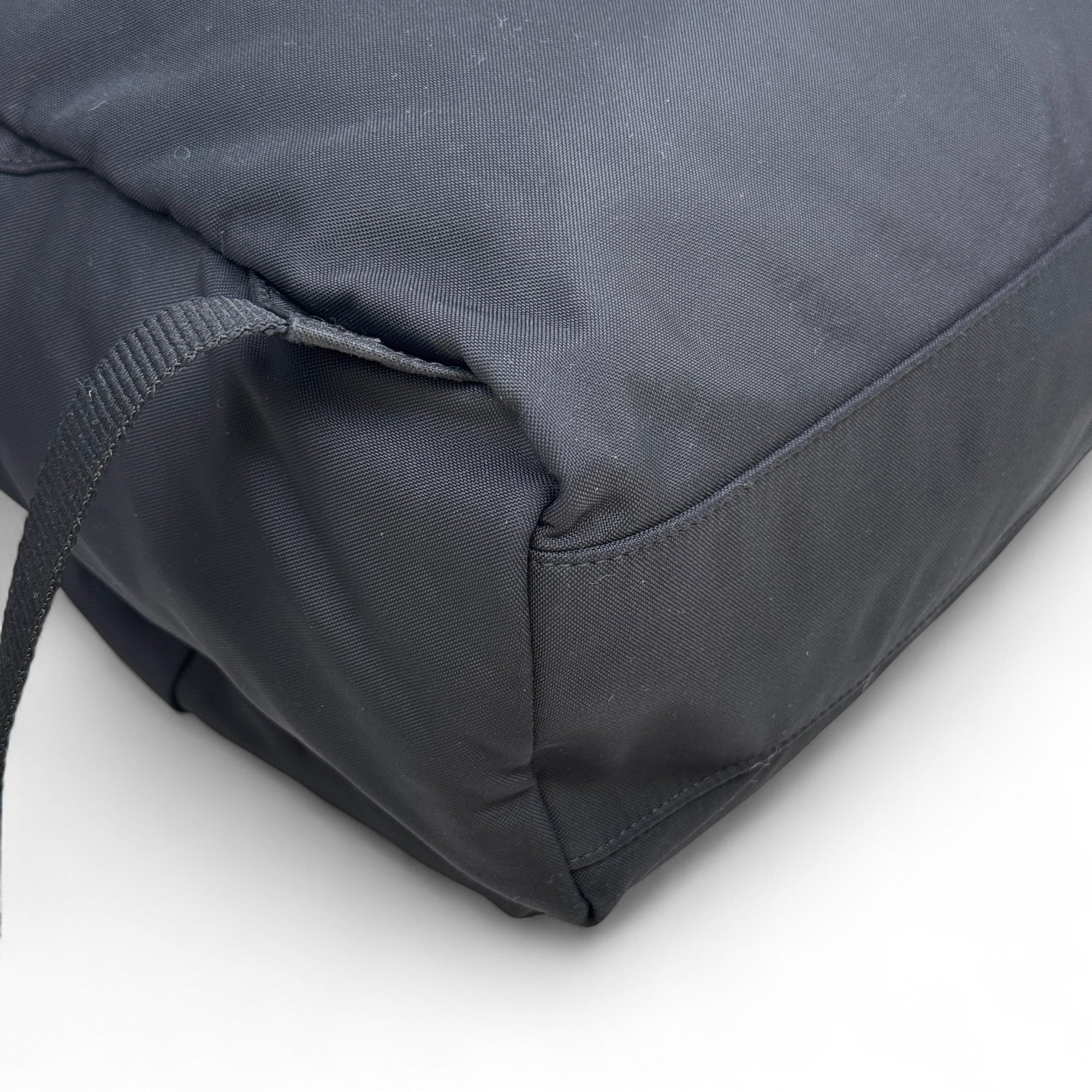 Balenciaga Black Nylon Logo Backpack