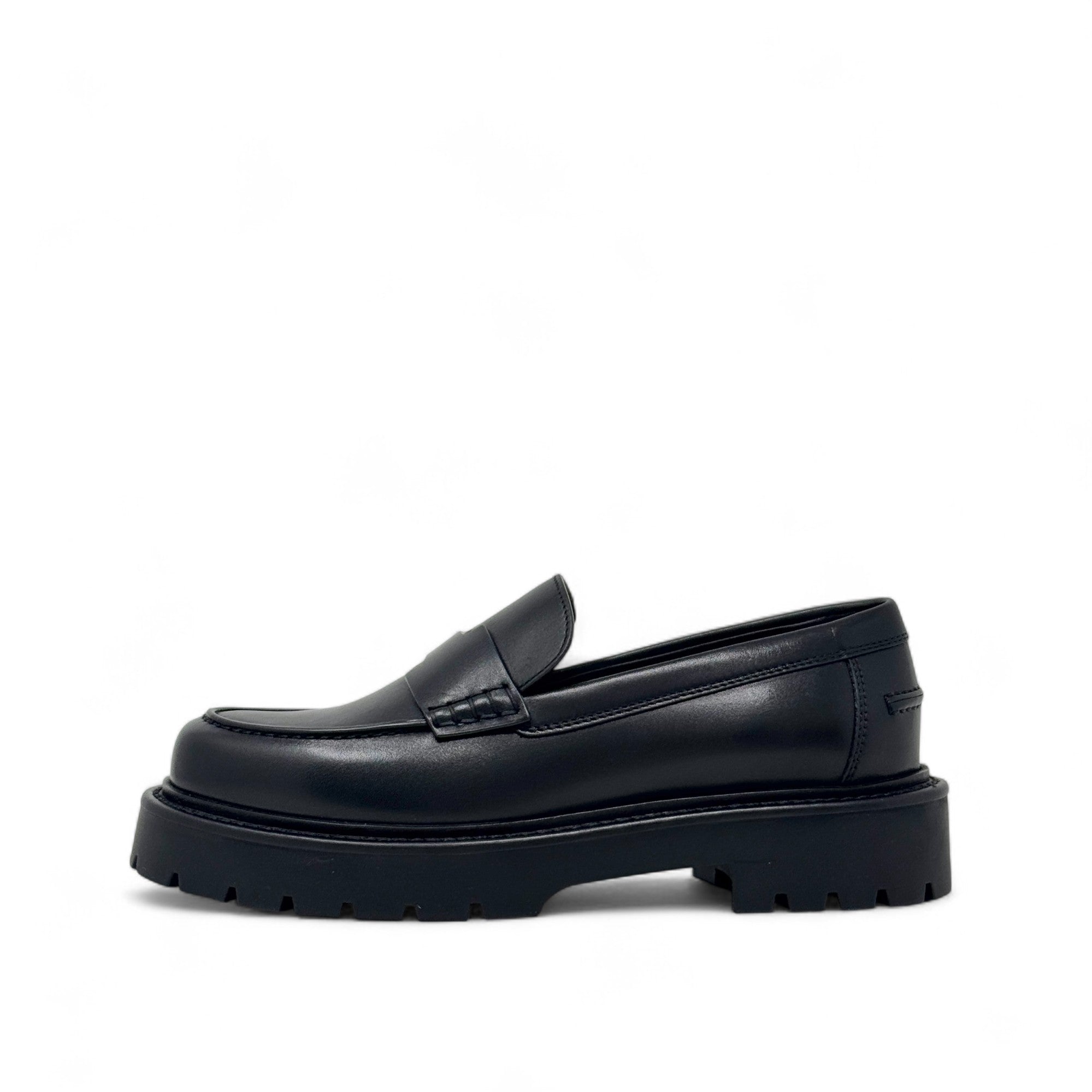 Hermes Noir Klement Loafers 42.5
