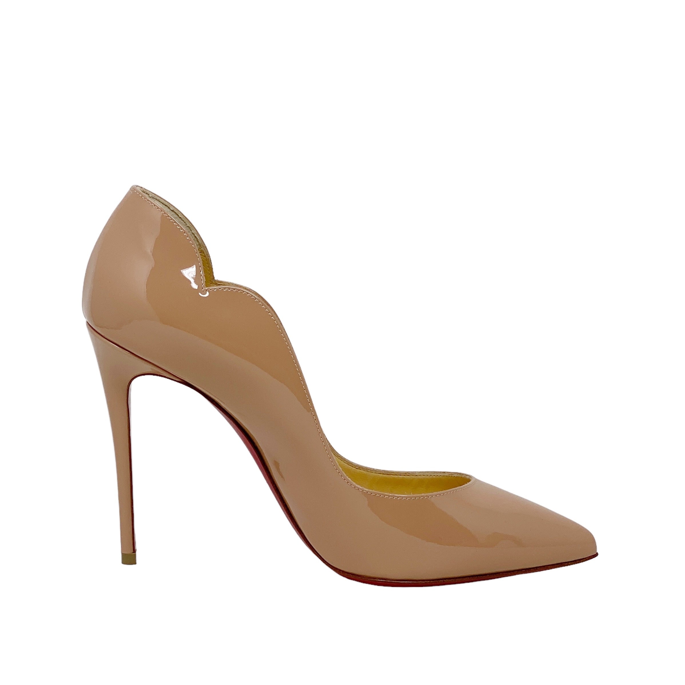 Christian Louboutin Nude Hot Chick Pumps 36