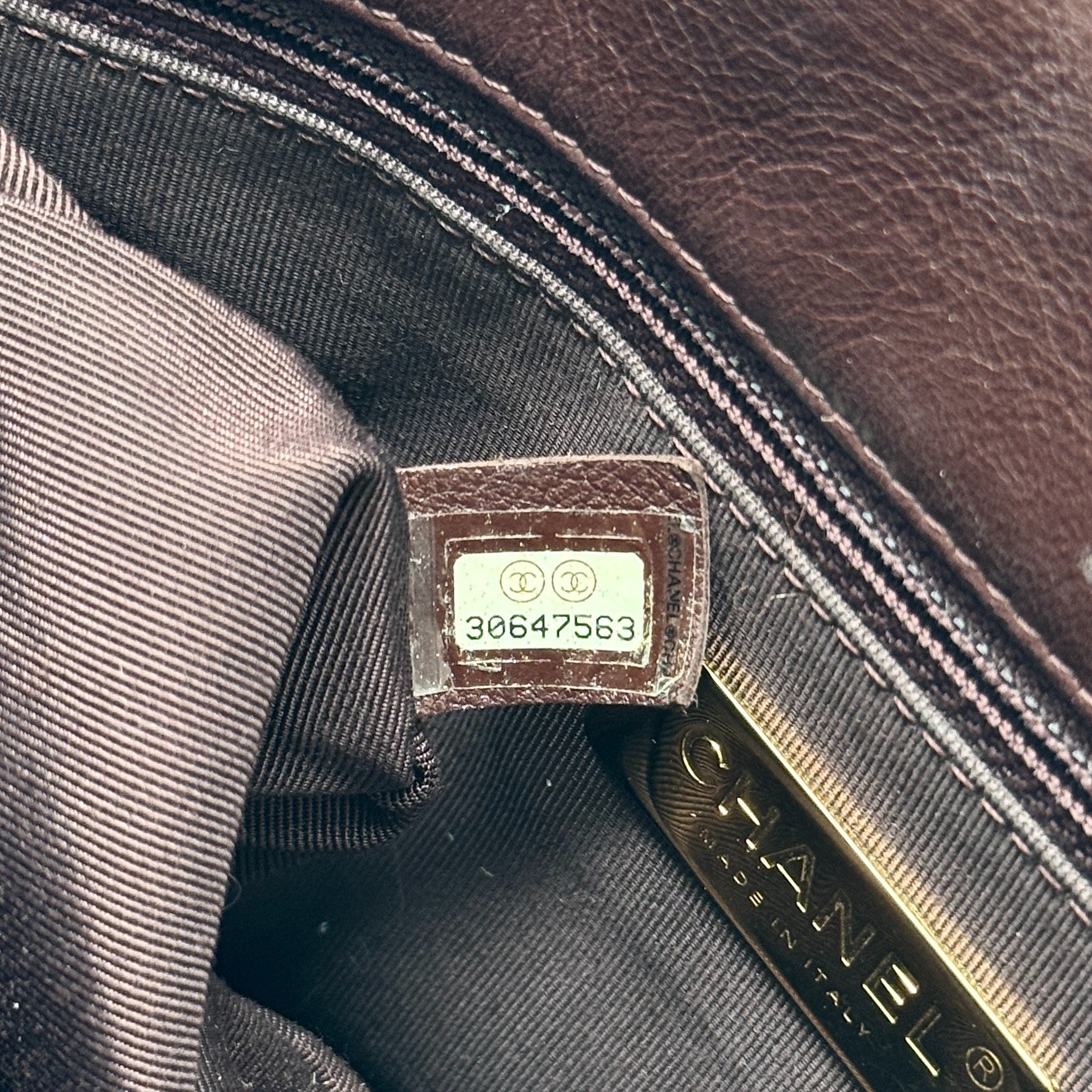 Chanel Burgundy 19 Medium Flap