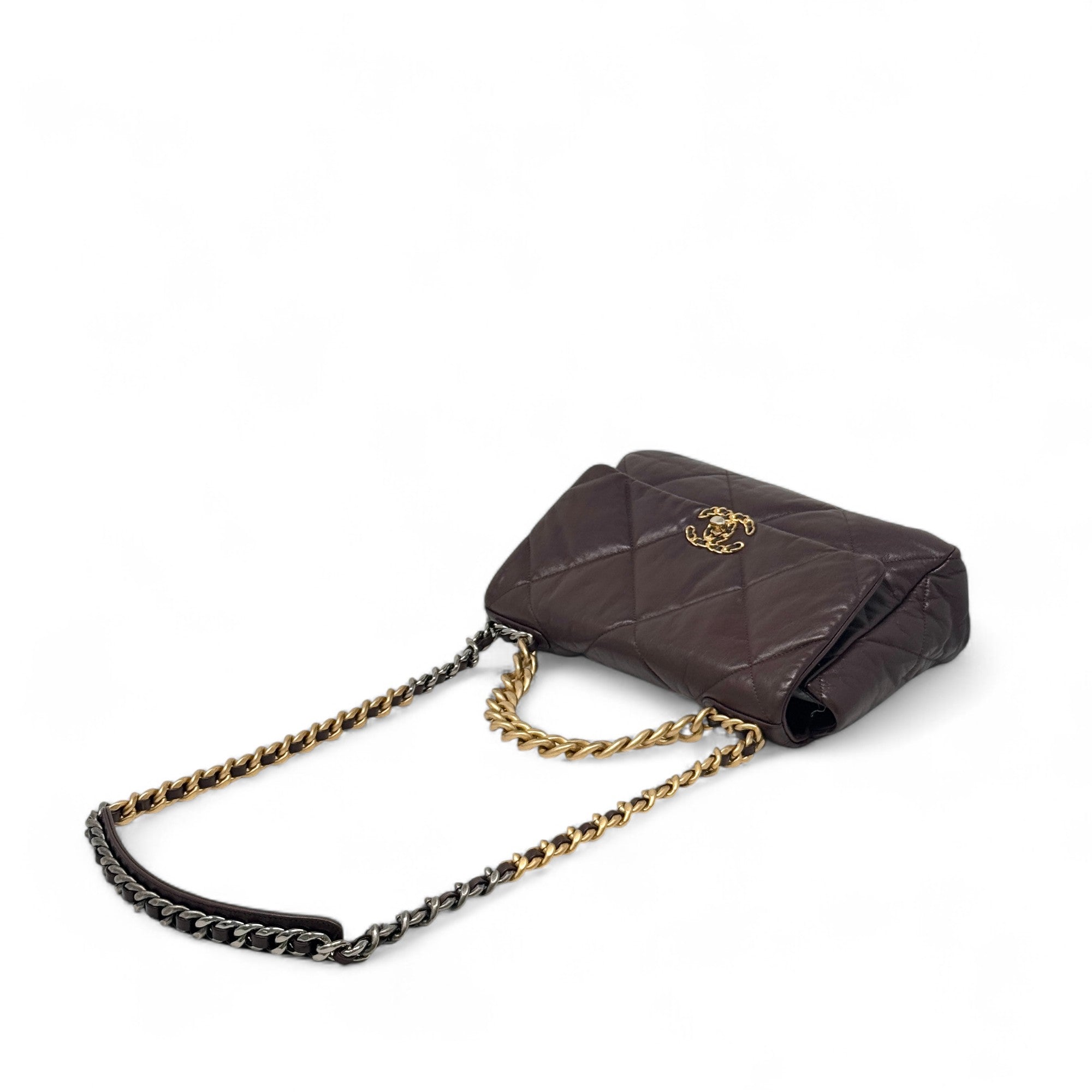 Chanel Burgundy 19 Medium Flap
