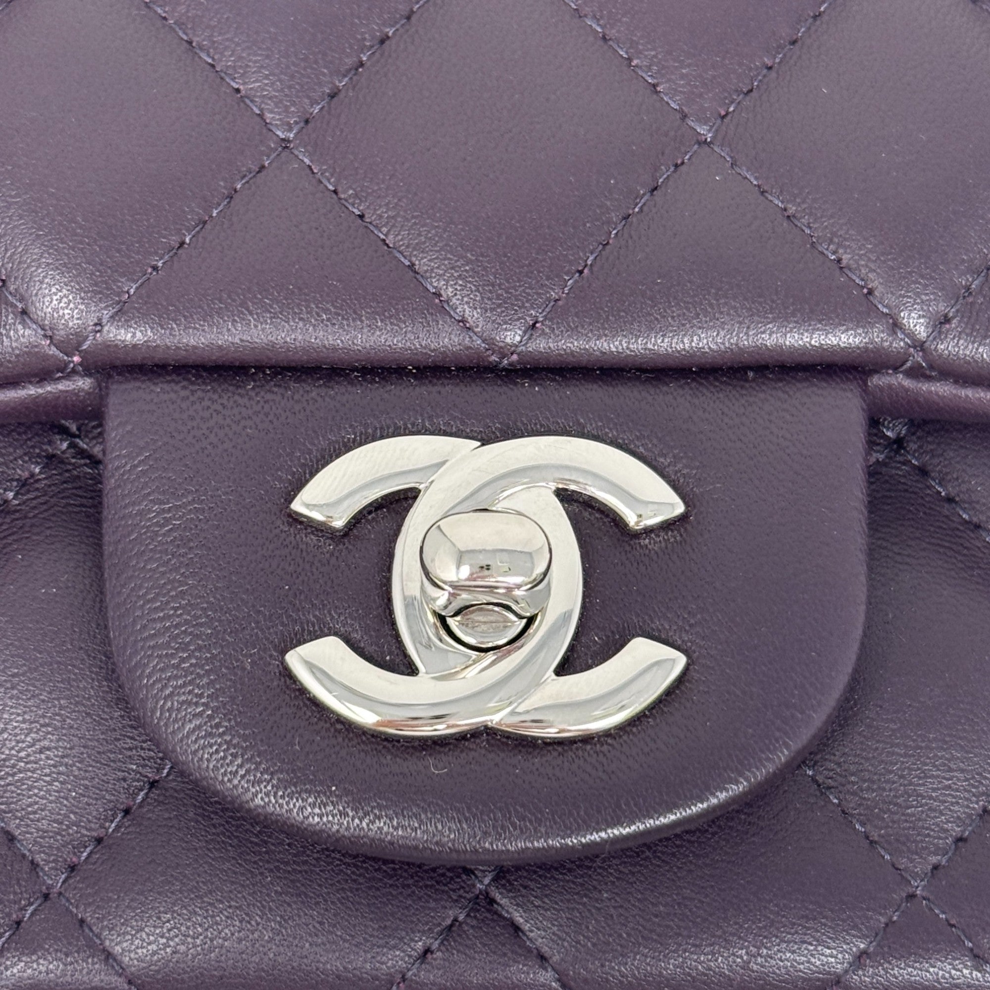 Chanel Purple Mini Square Flap