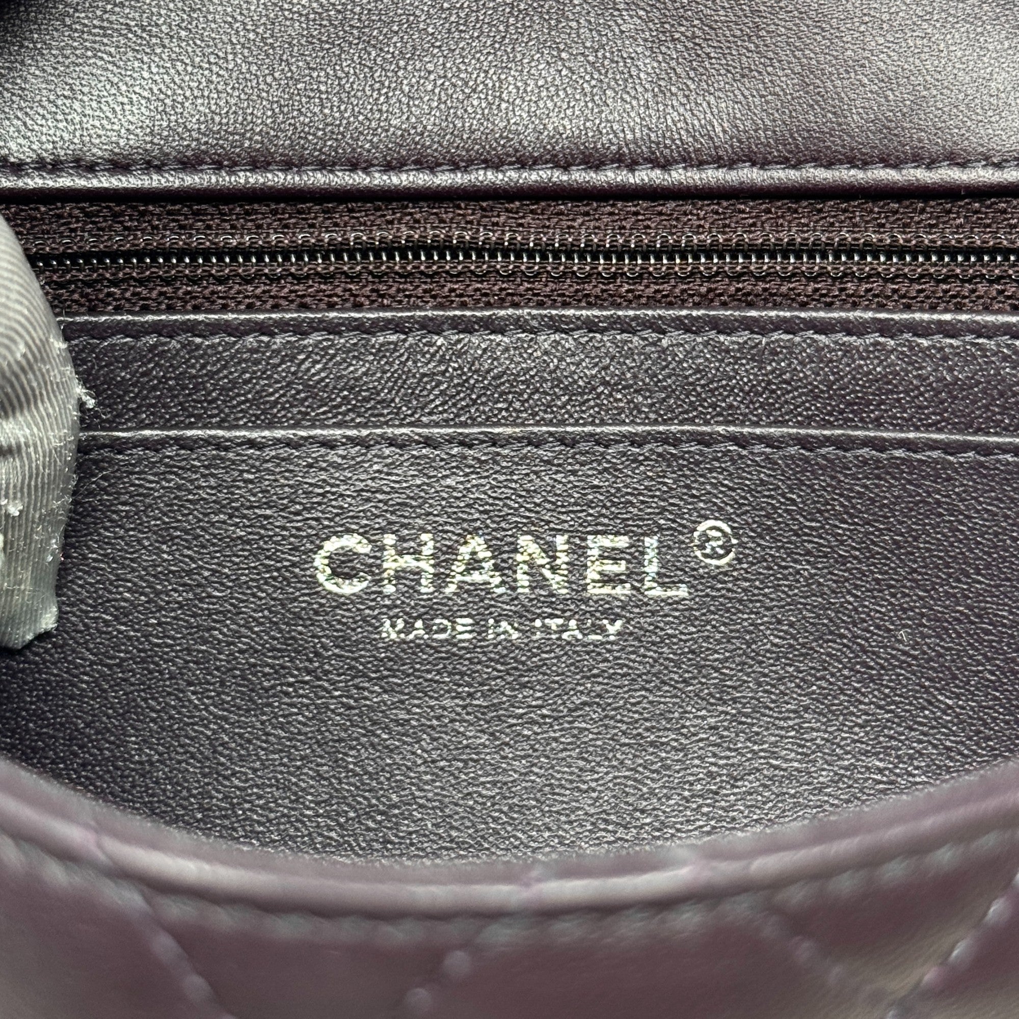 Chanel Purple Mini Square Flap