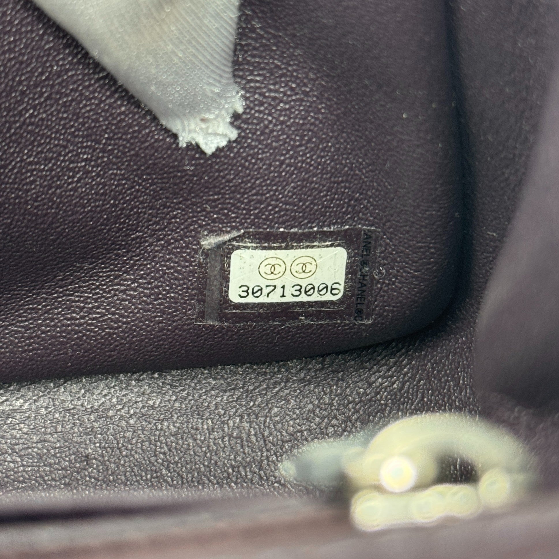 Chanel Purple Mini Square Flap