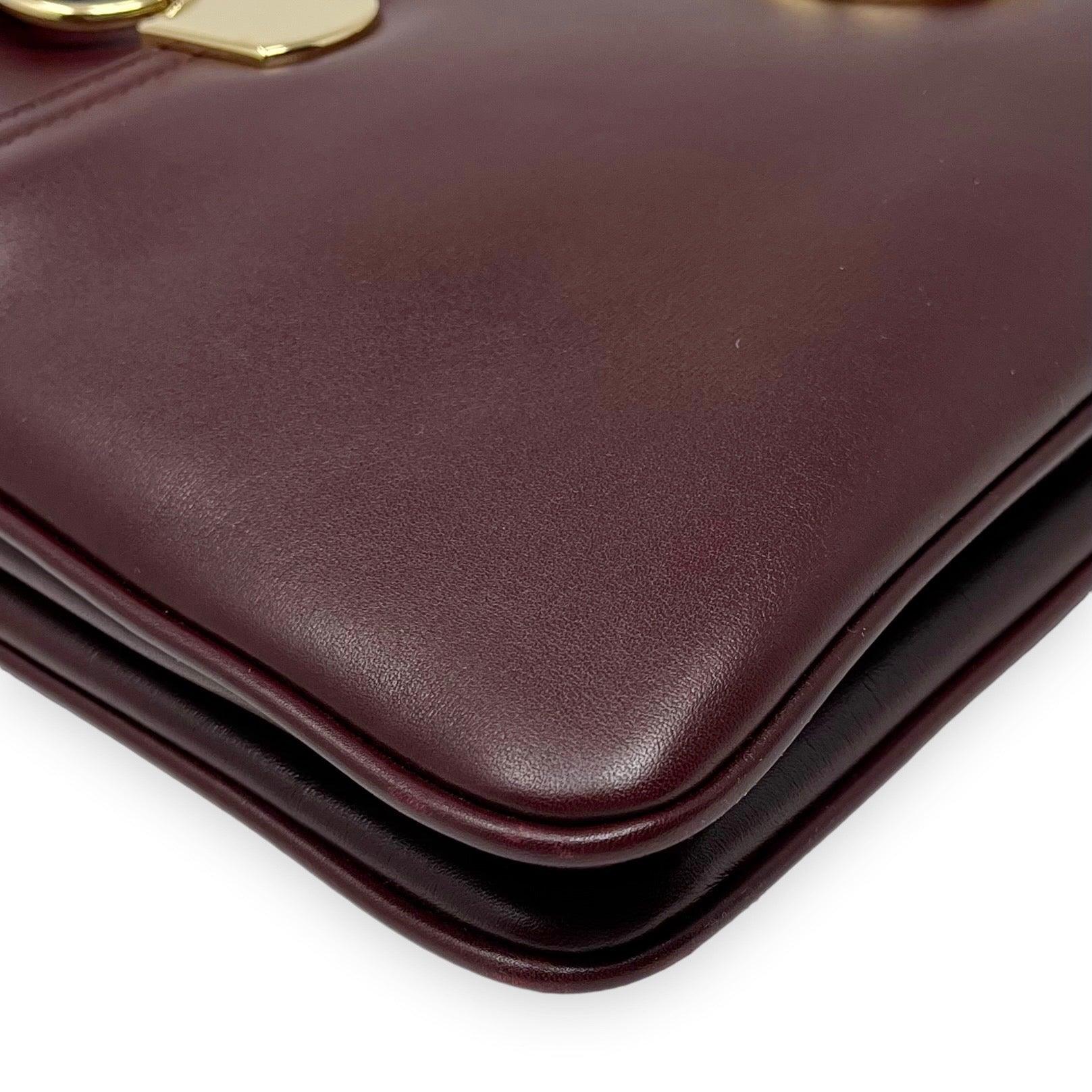 Gucci Burgundy Large Arli Shoulder Bag