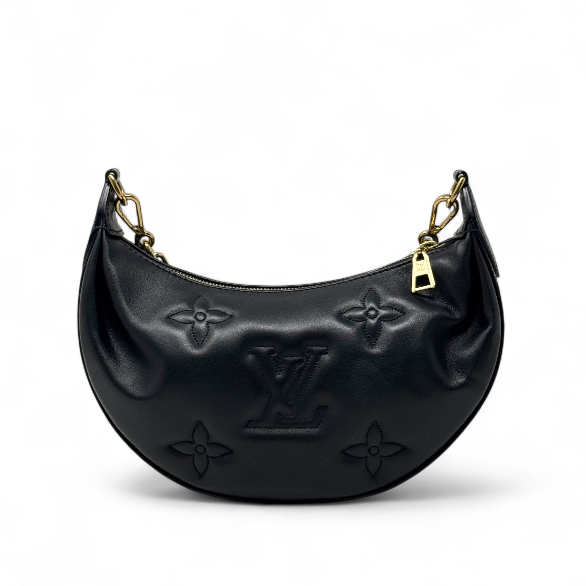Louis Vuitton Black Calfskin Bubblegram Over The Moon