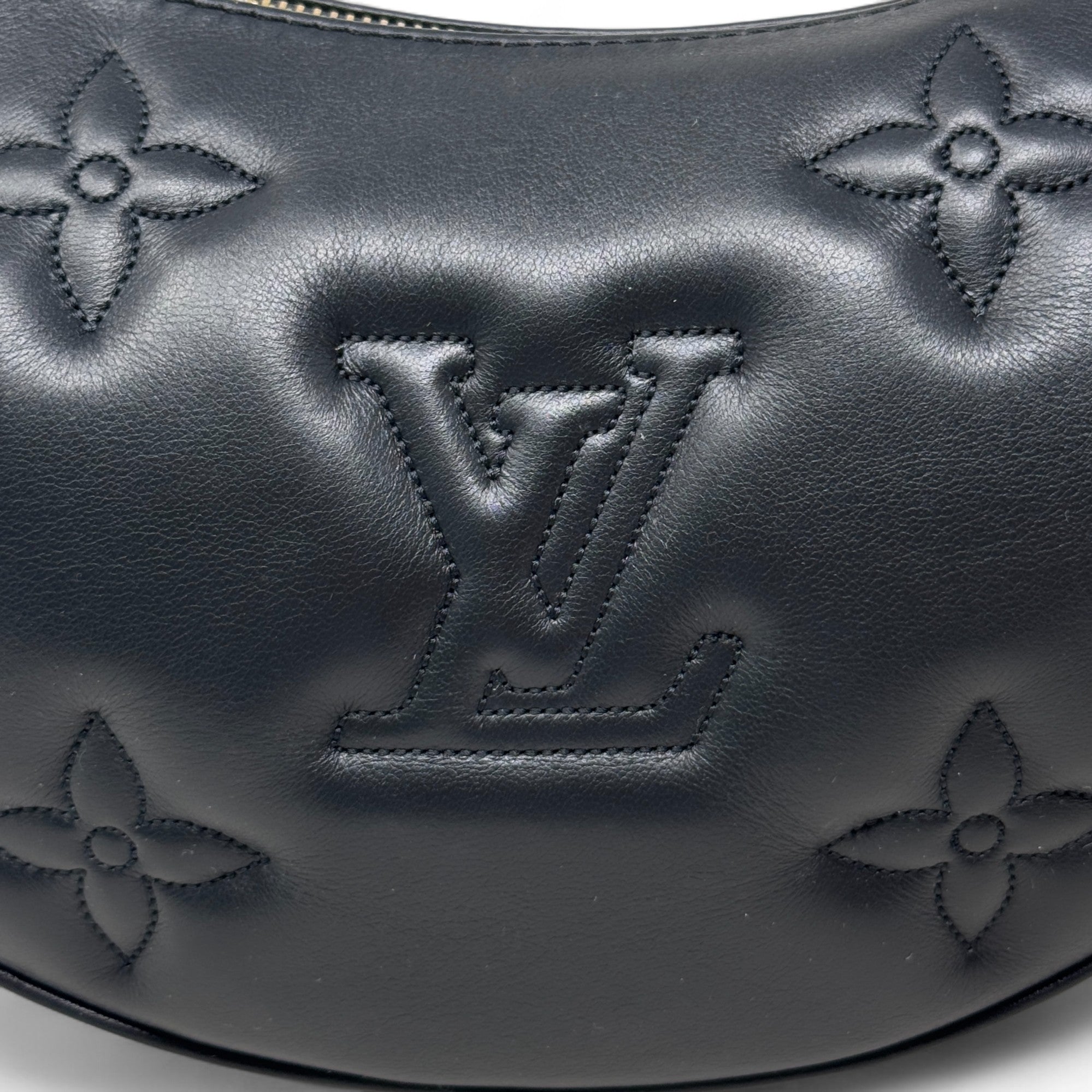 Louis Vuitton Black Calfskin Bubblegram Over The Moon