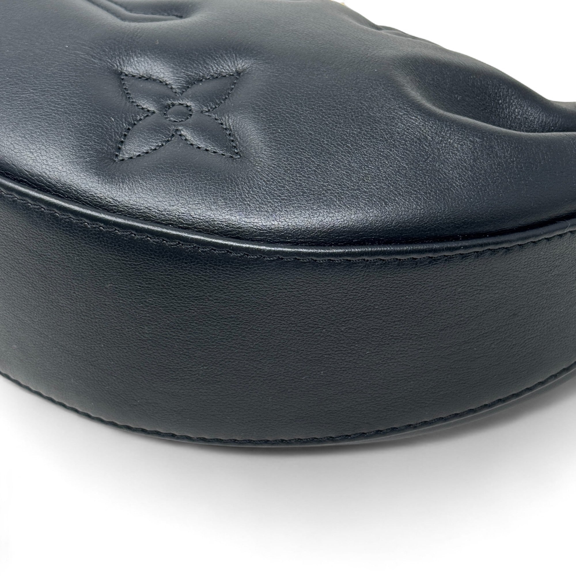 Louis Vuitton Black Calfskin Bubblegram Over The Moon