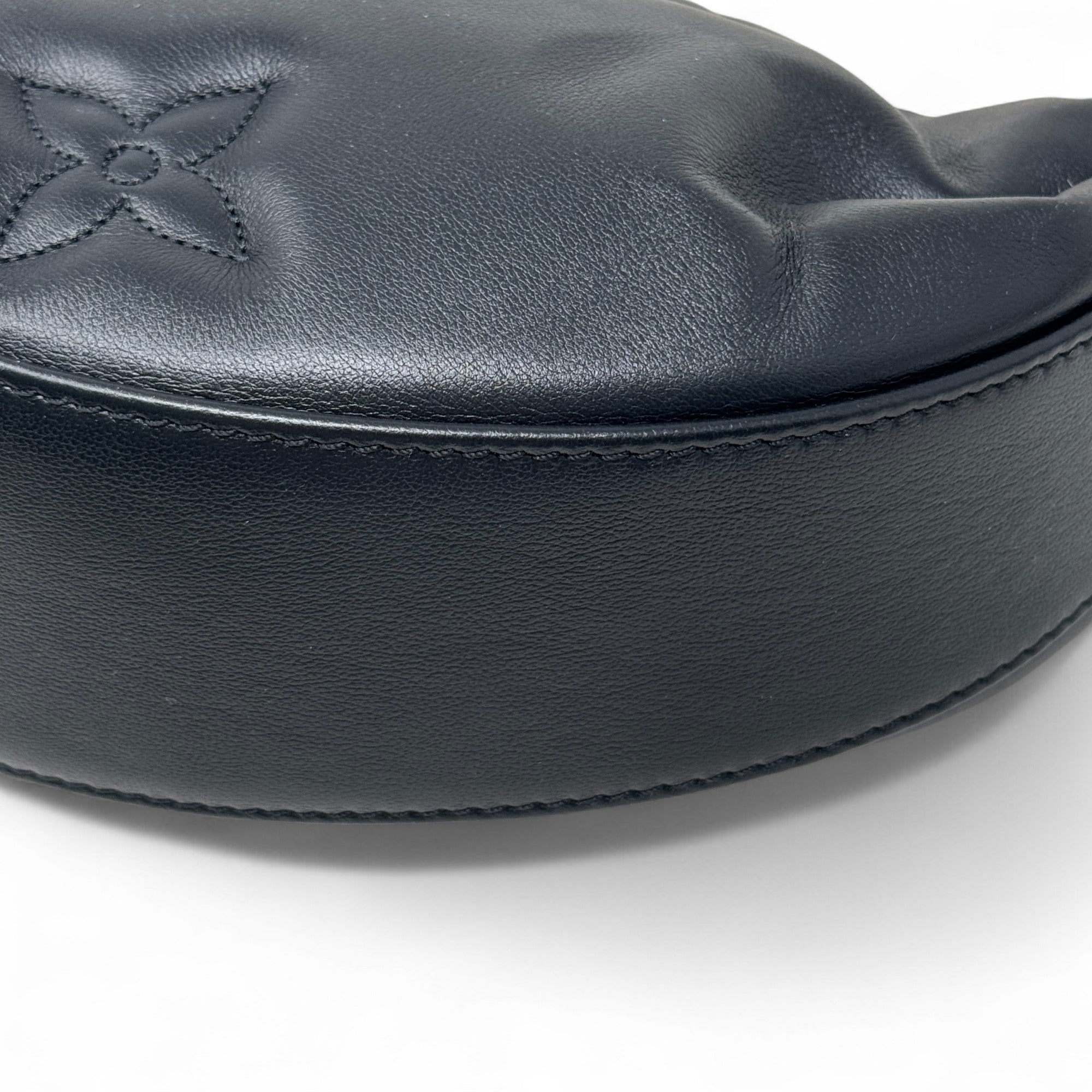 Louis Vuitton Black Calfskin Bubblegram Over The Moon