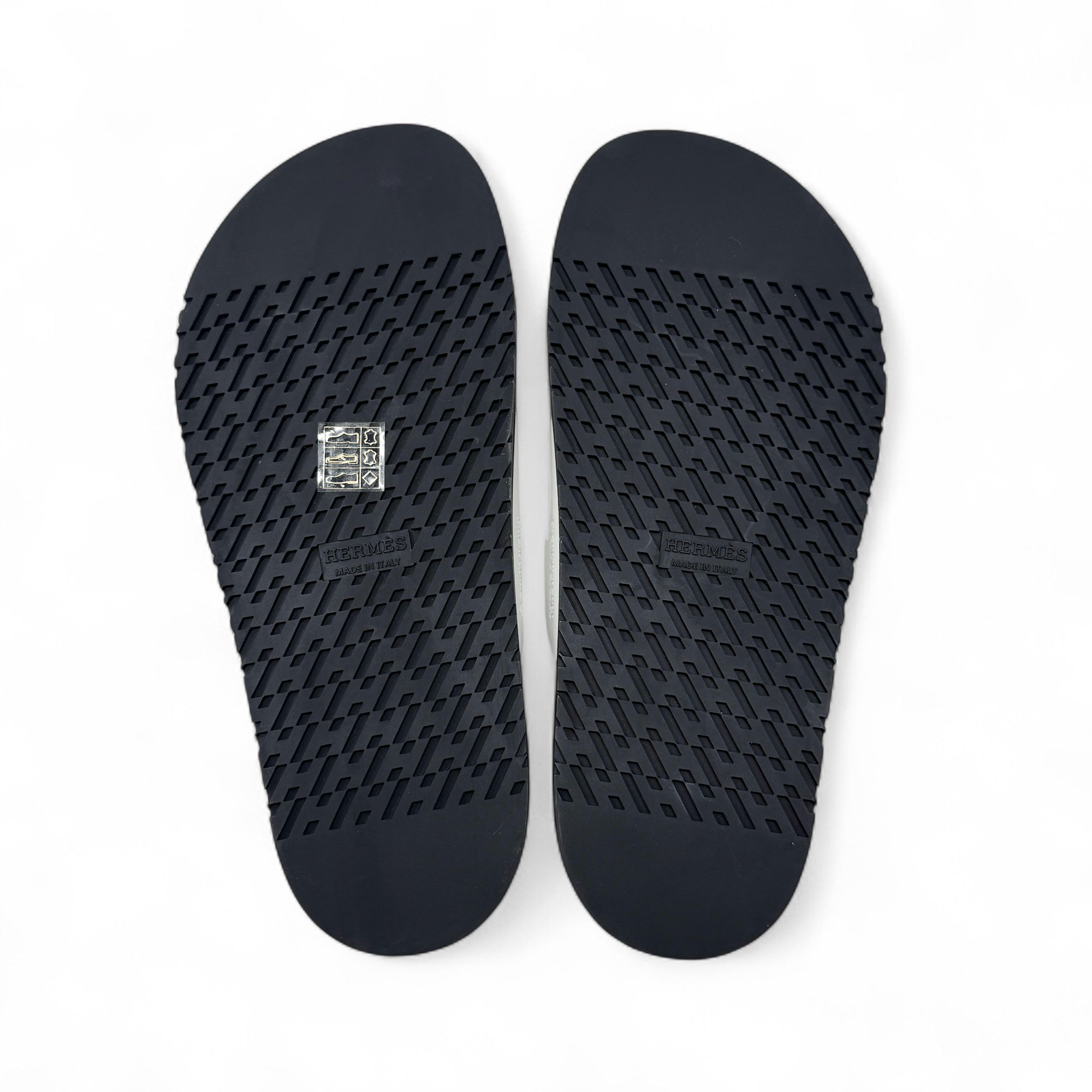 Hermes Blanc Chypre Sandals 37
