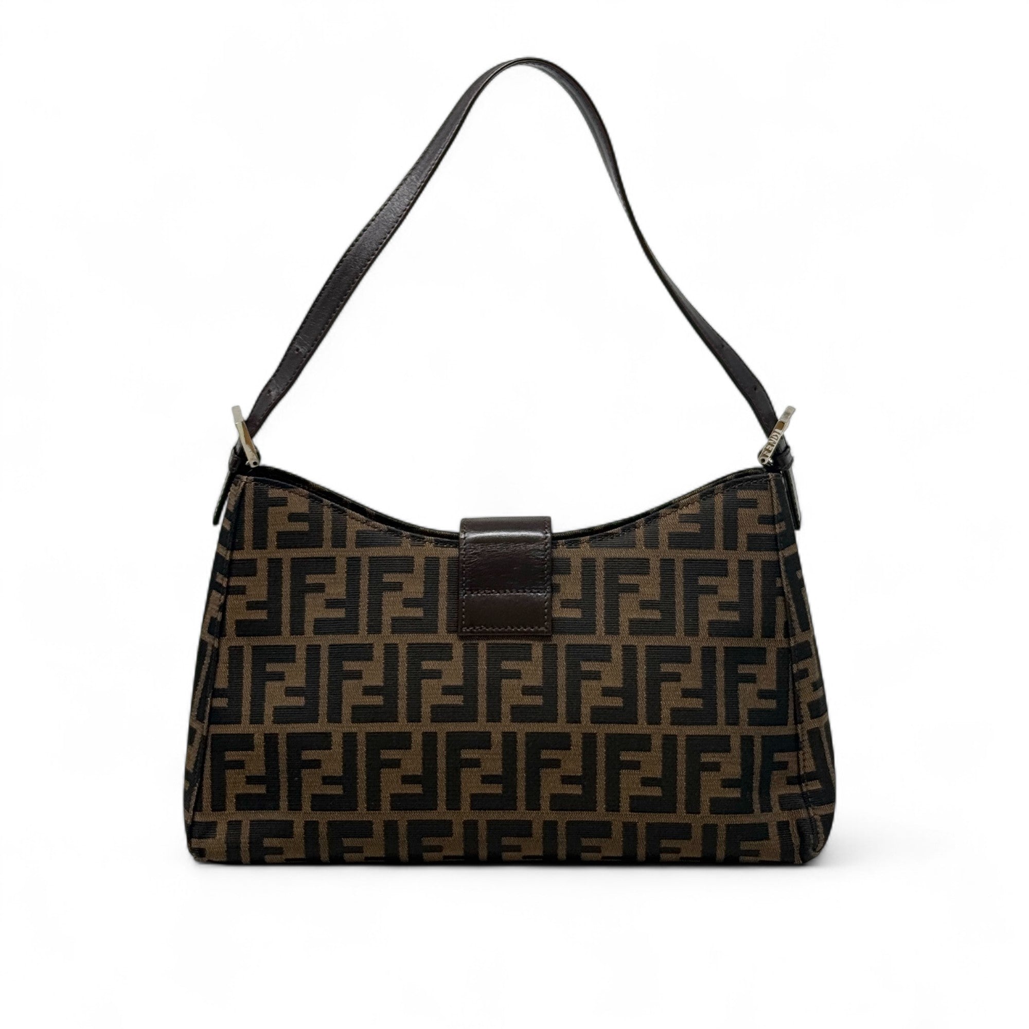 Fendi Brown Zucca Mama Baguette