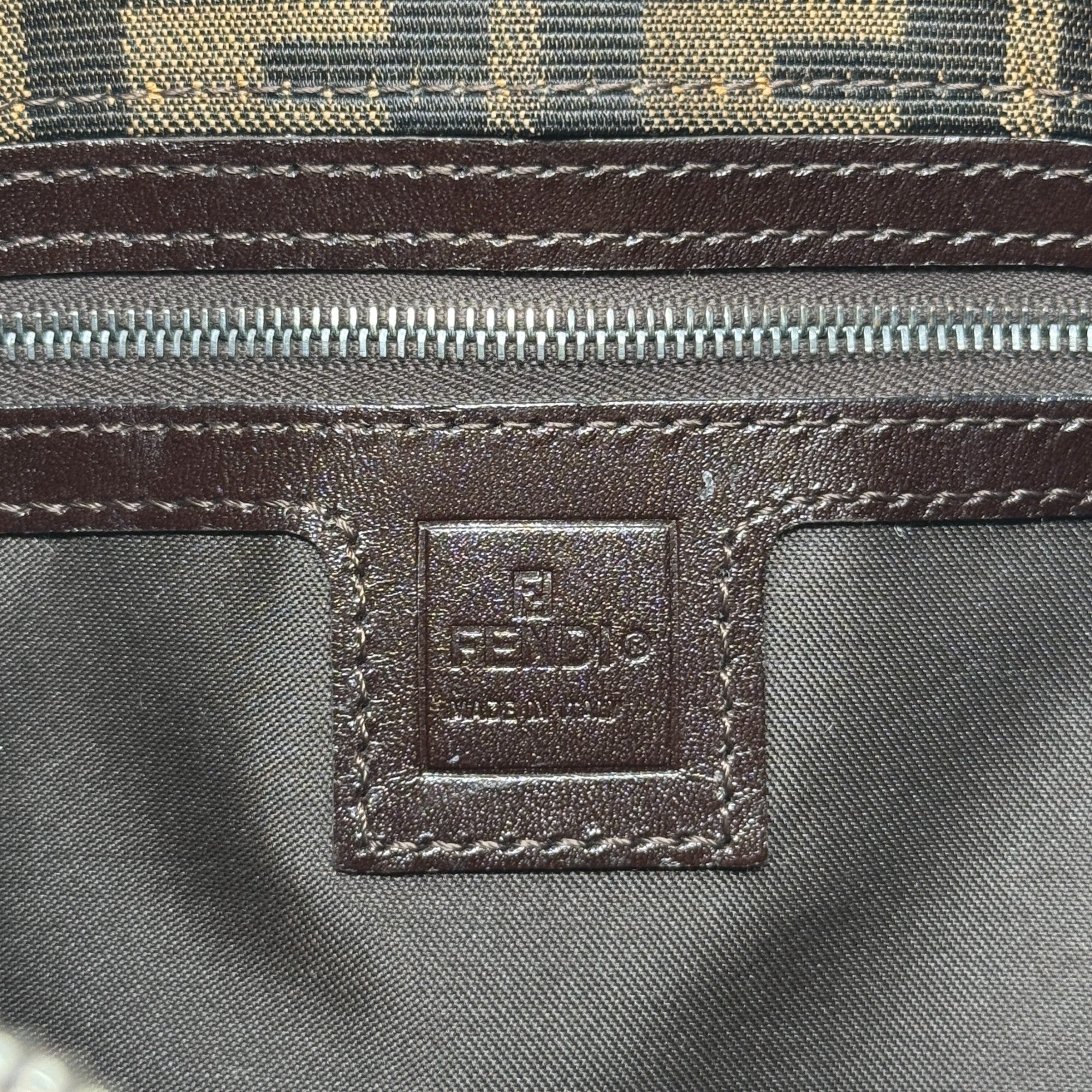 Fendi Brown Zucca Mama Baguette
