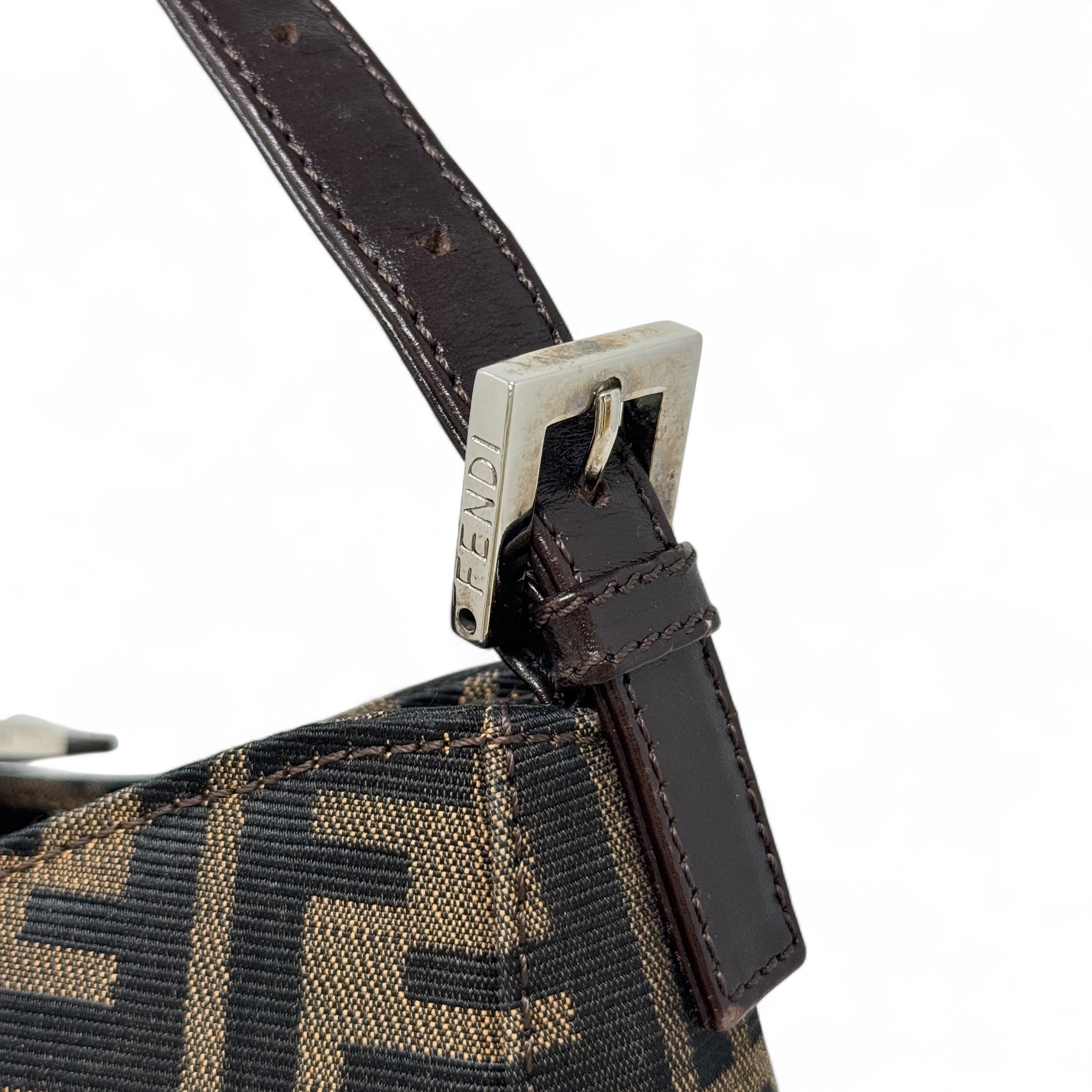 Fendi Brown Zucca Mama Baguette