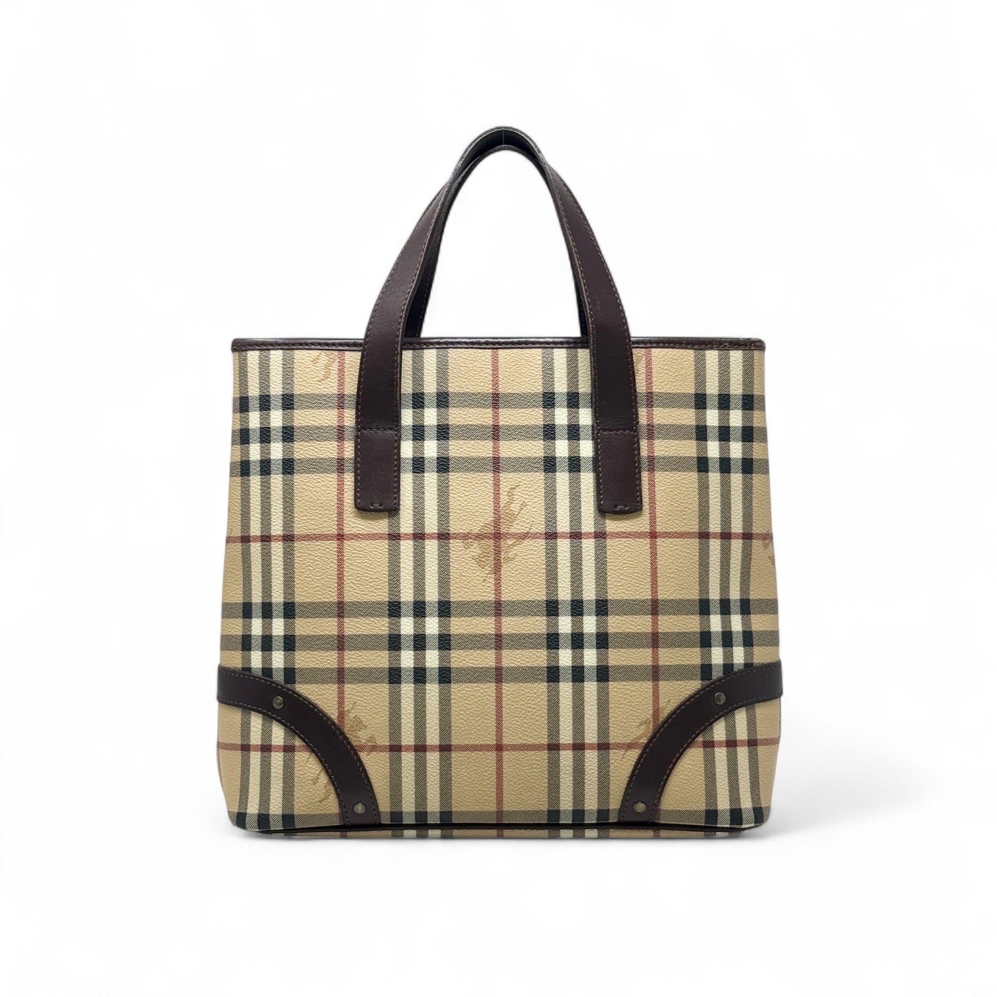 Burberry Nova Check Haymarket Tote