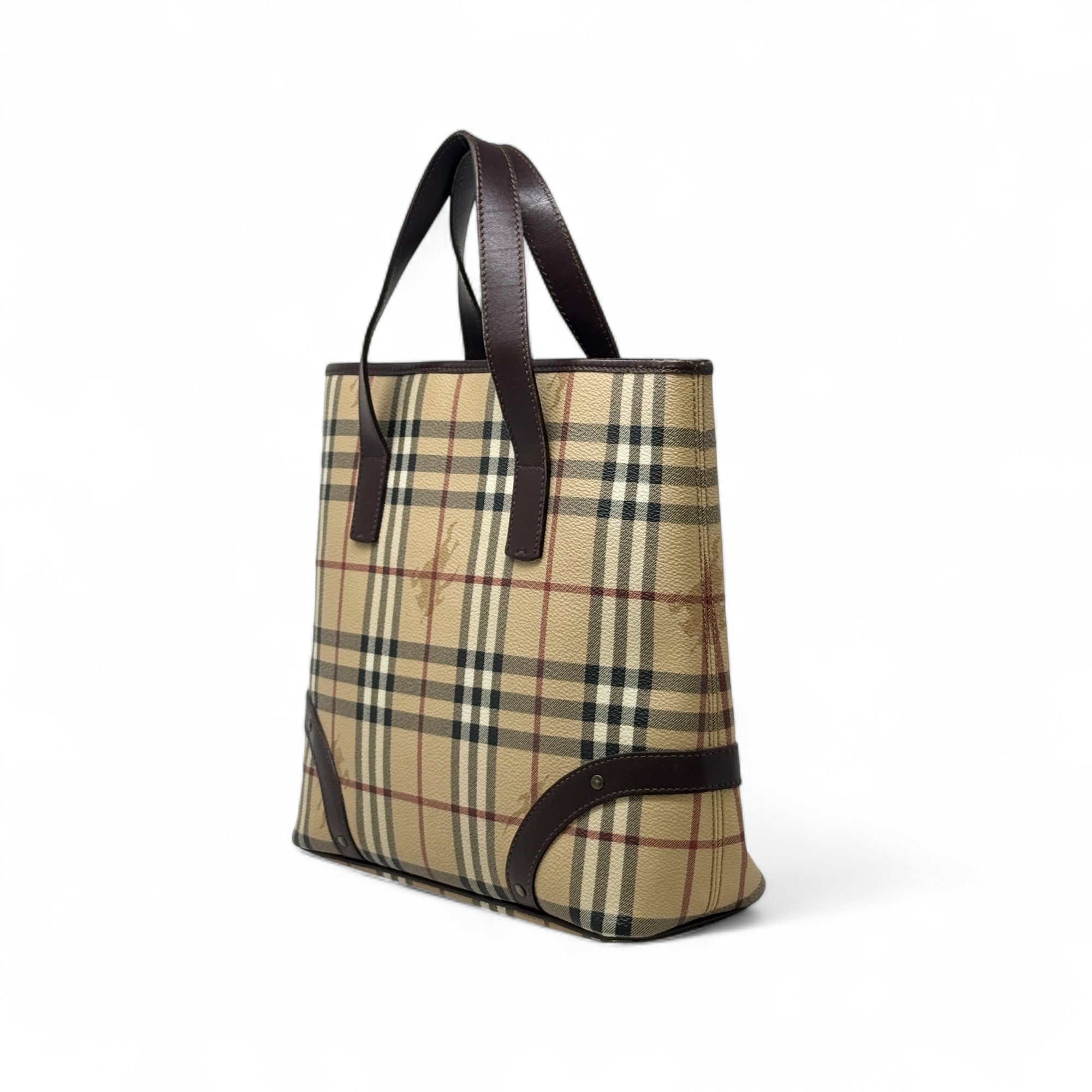 Burberry Nova Check Haymarket Tote