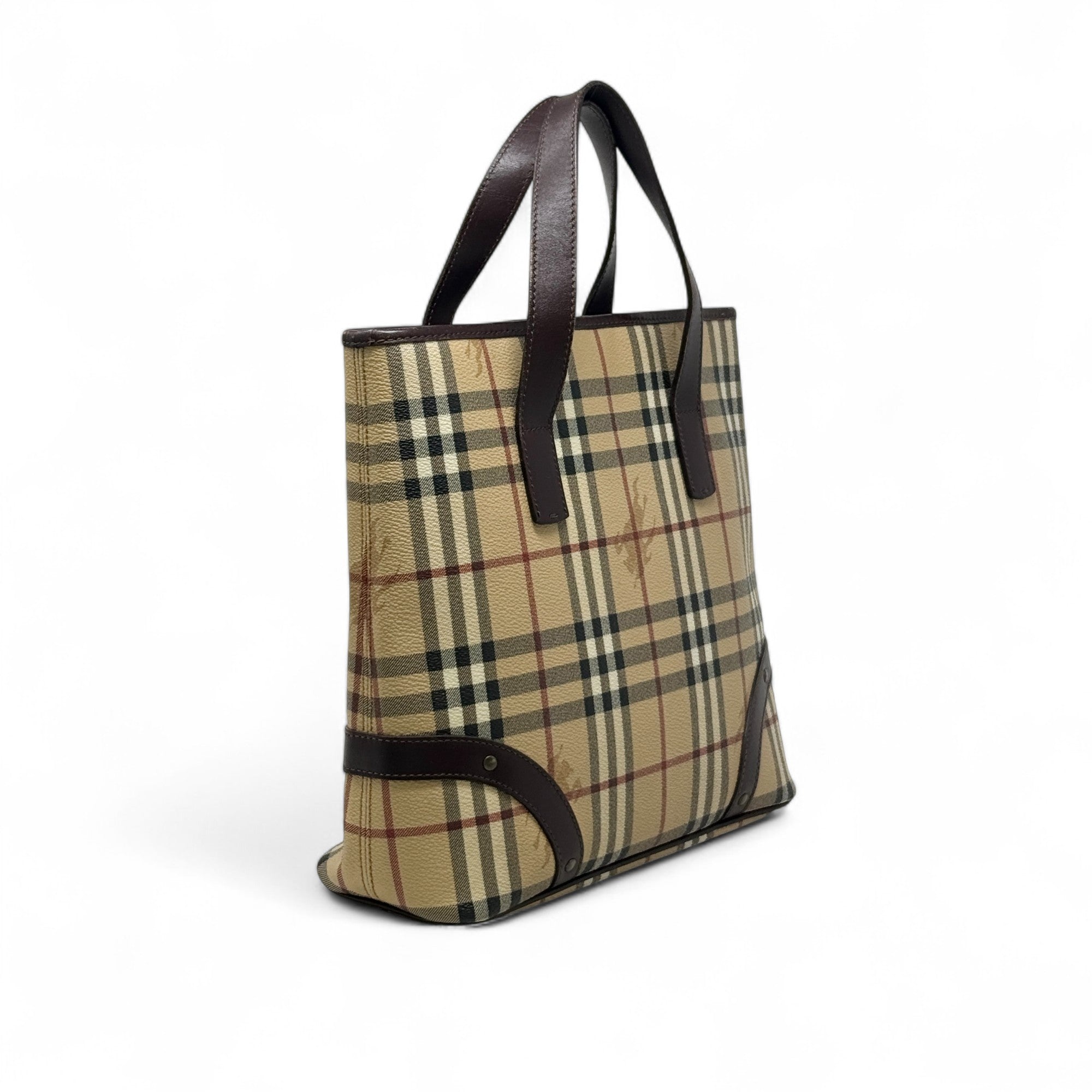 Burberry Nova Check Haymarket Tote
