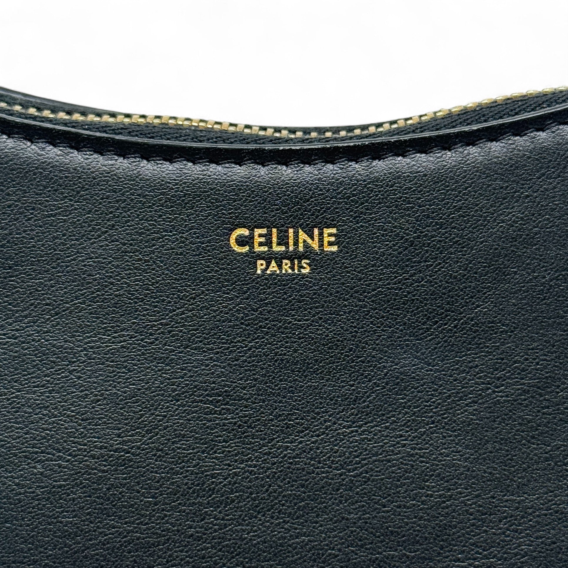 Celine Black Medium Ava Strap Bag