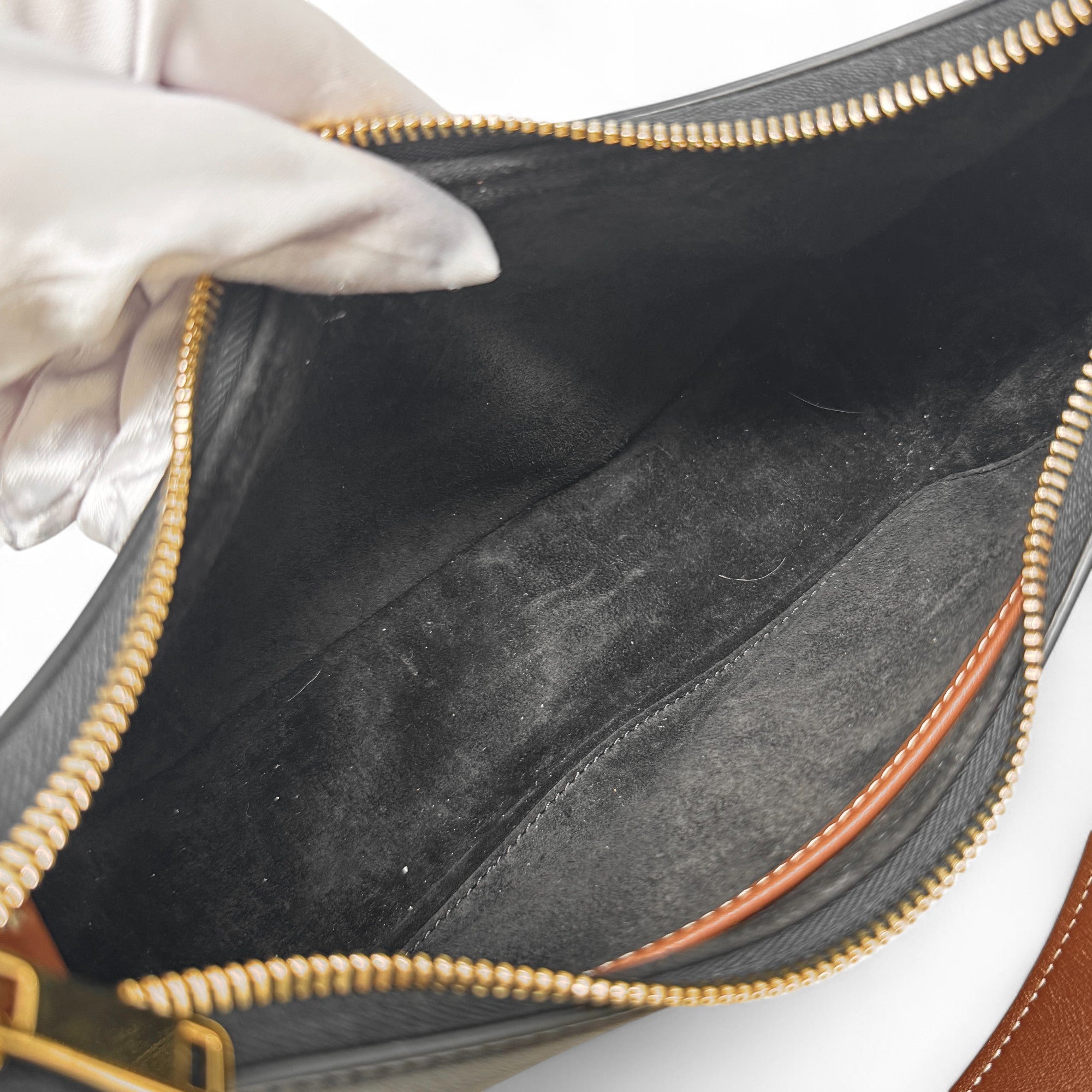 Celine Black Medium Ava Strap Bag