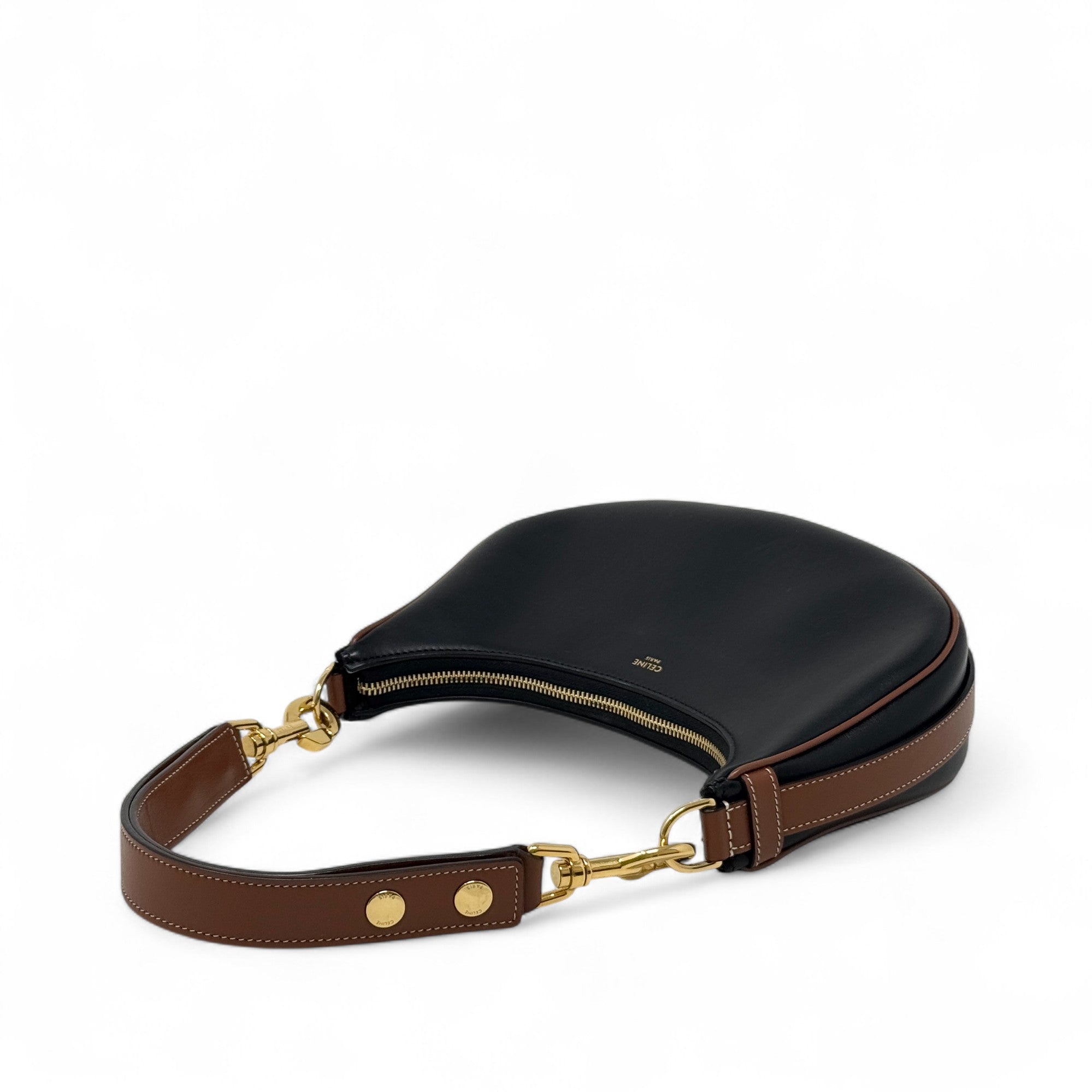 Celine Black Medium Ava Strap Bag