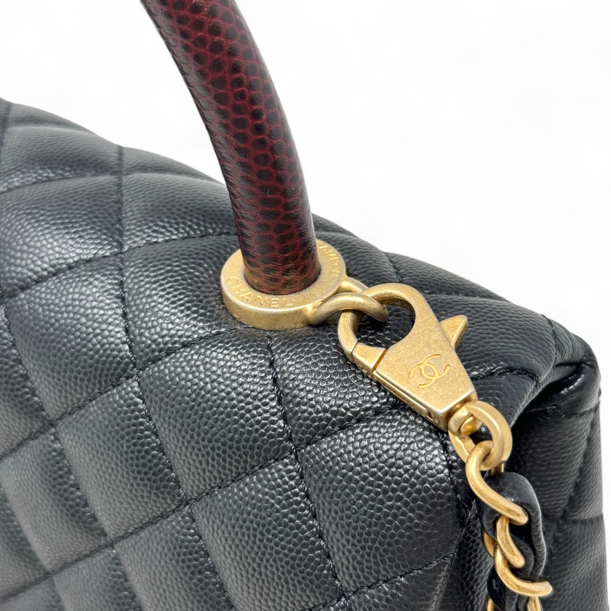 Chanel Black Medium Coco Handle