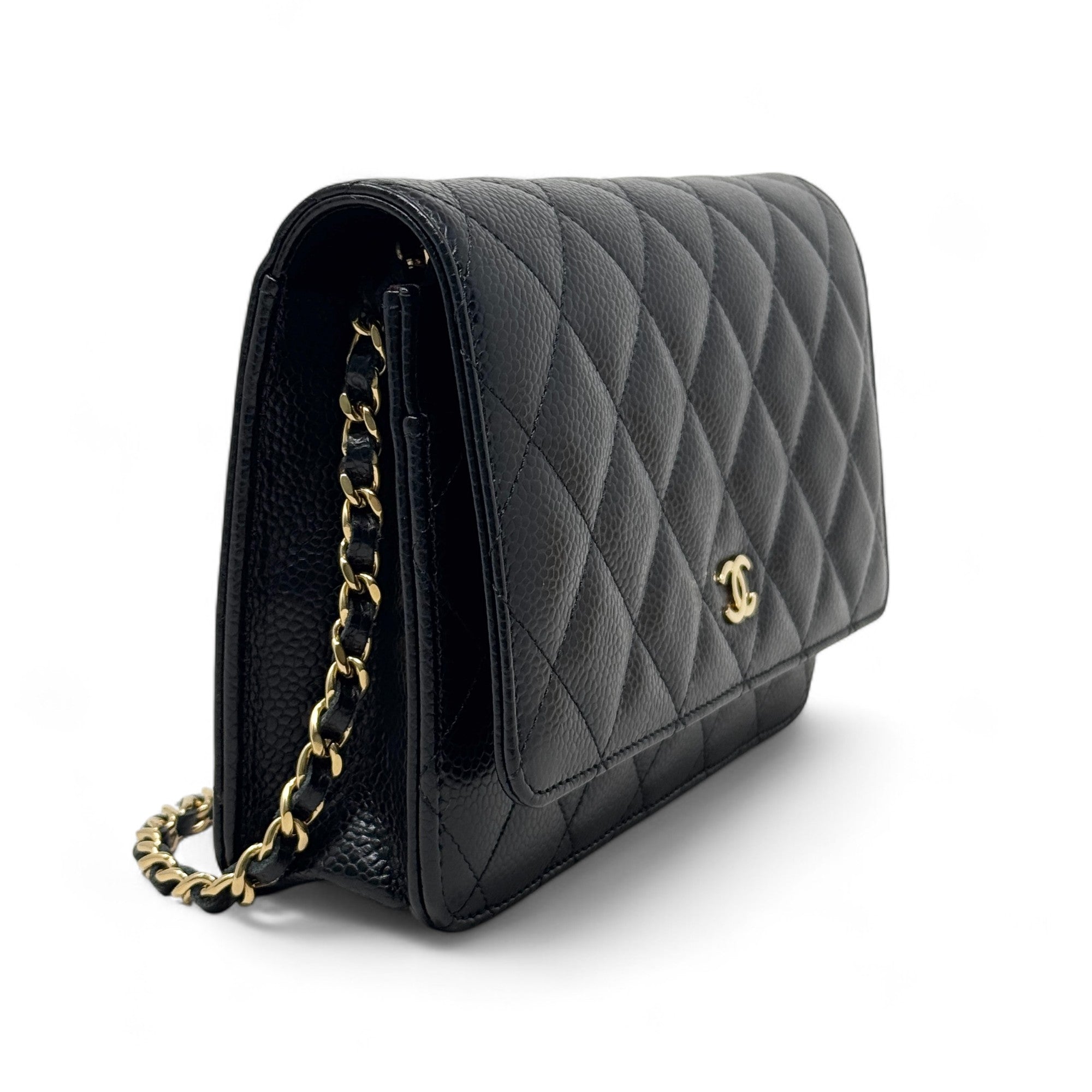 Chanel Black Wallet On Chain